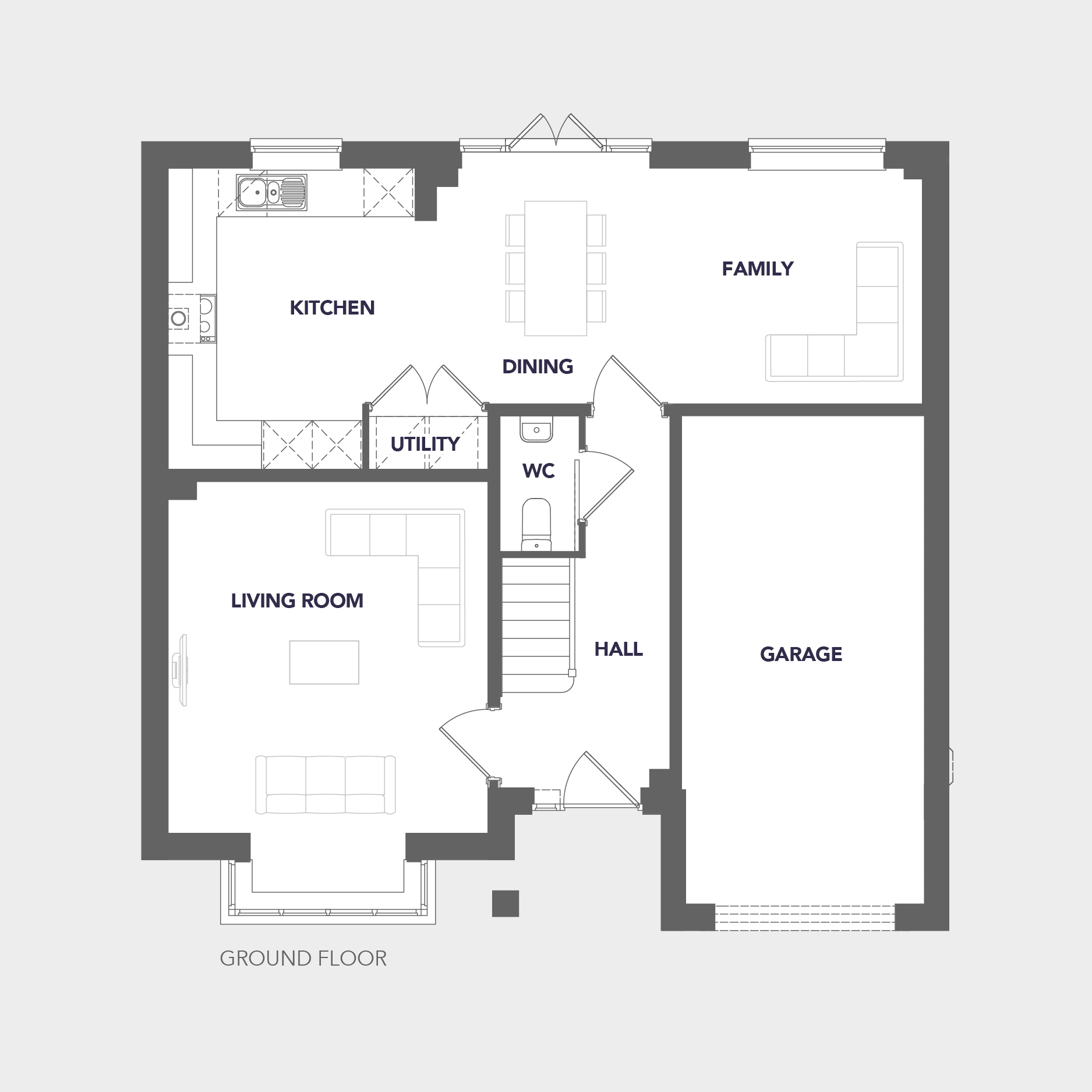 16, No.16 The Grange, Toddington floorplan