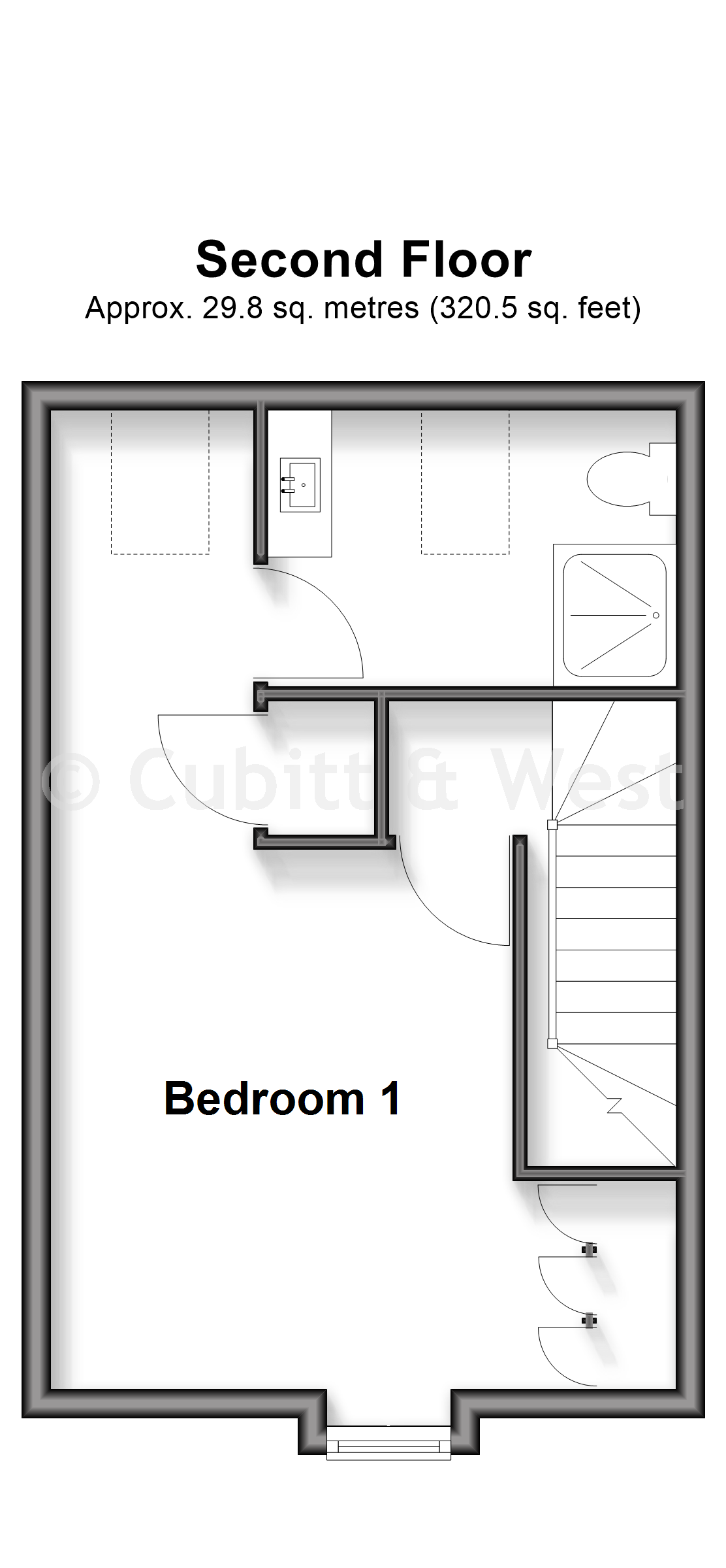 77, Somerley Drive, Crawley floorplan