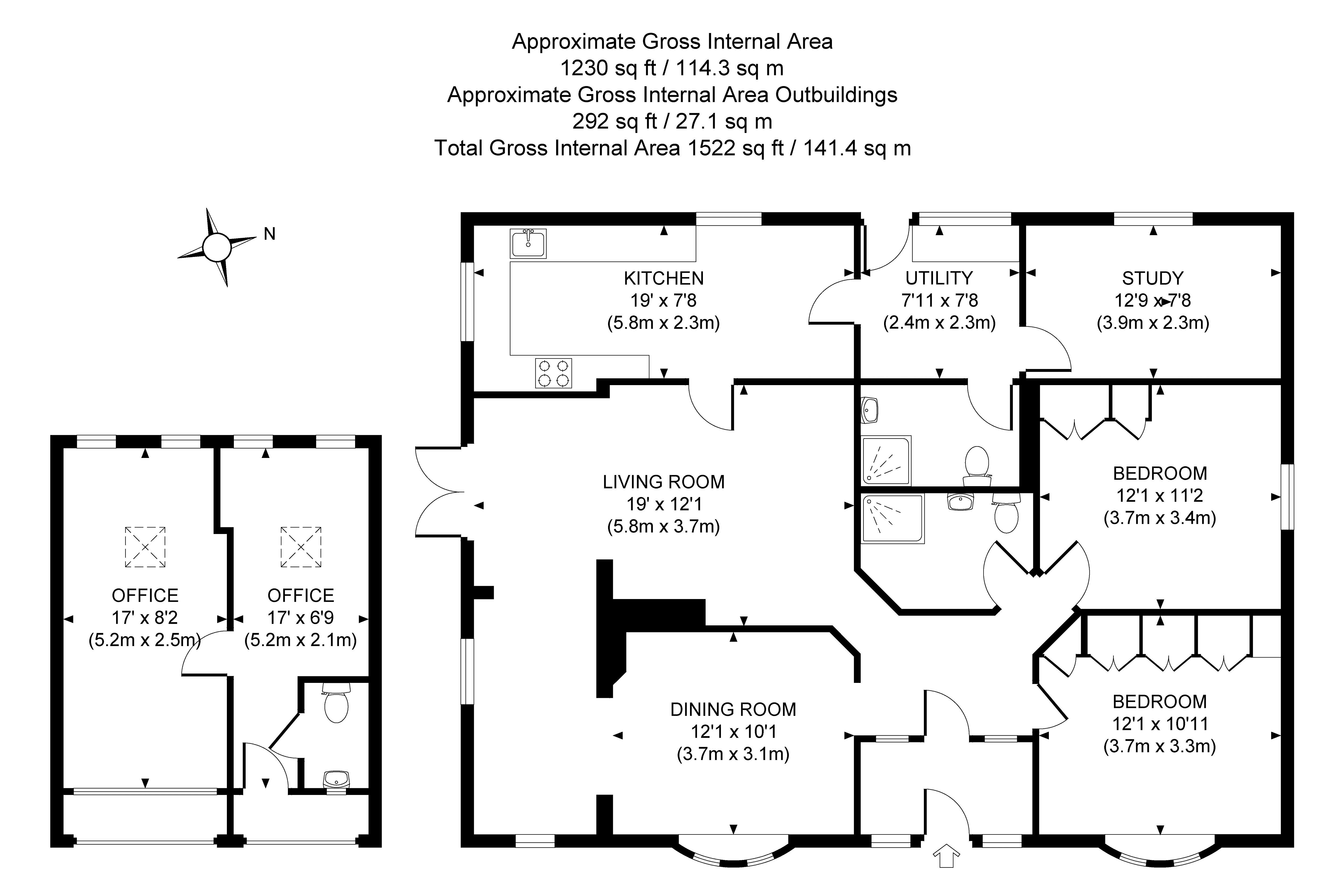Horsley Road, Downside, Cobham KT11, 3 bedroom bungalow for sale