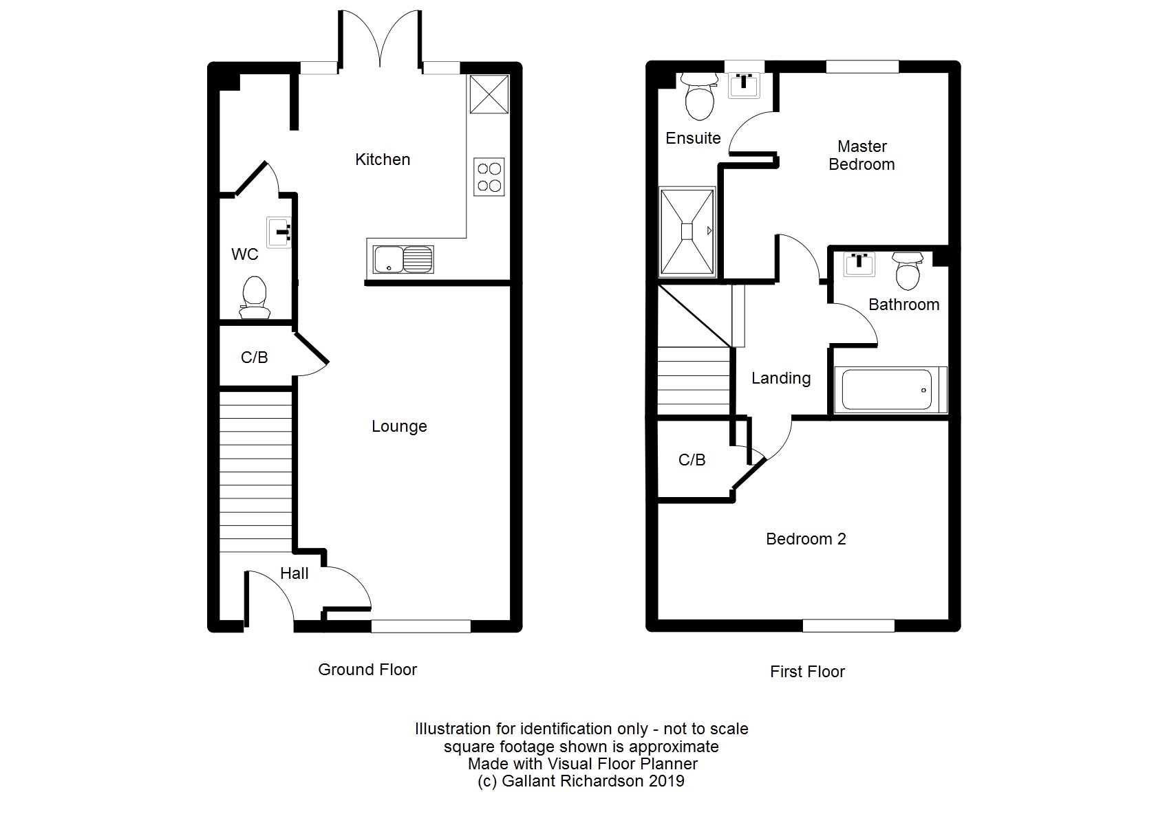 2 Bedrooms Semi-detached house for sale in Waterfront Promenade, Rowhedge, Colchester CO5