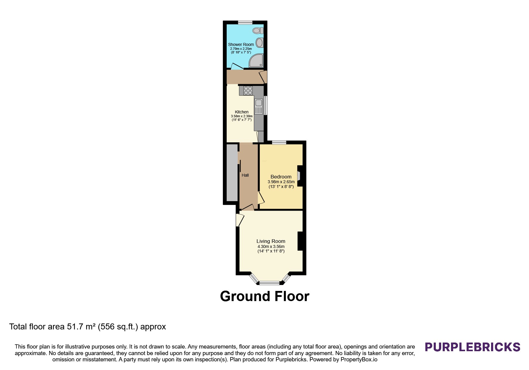 40, London Street, Bristol floorplan