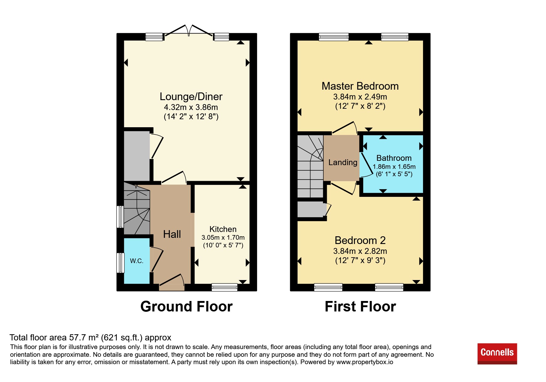 21, Lias Crescent, Southam floorplan