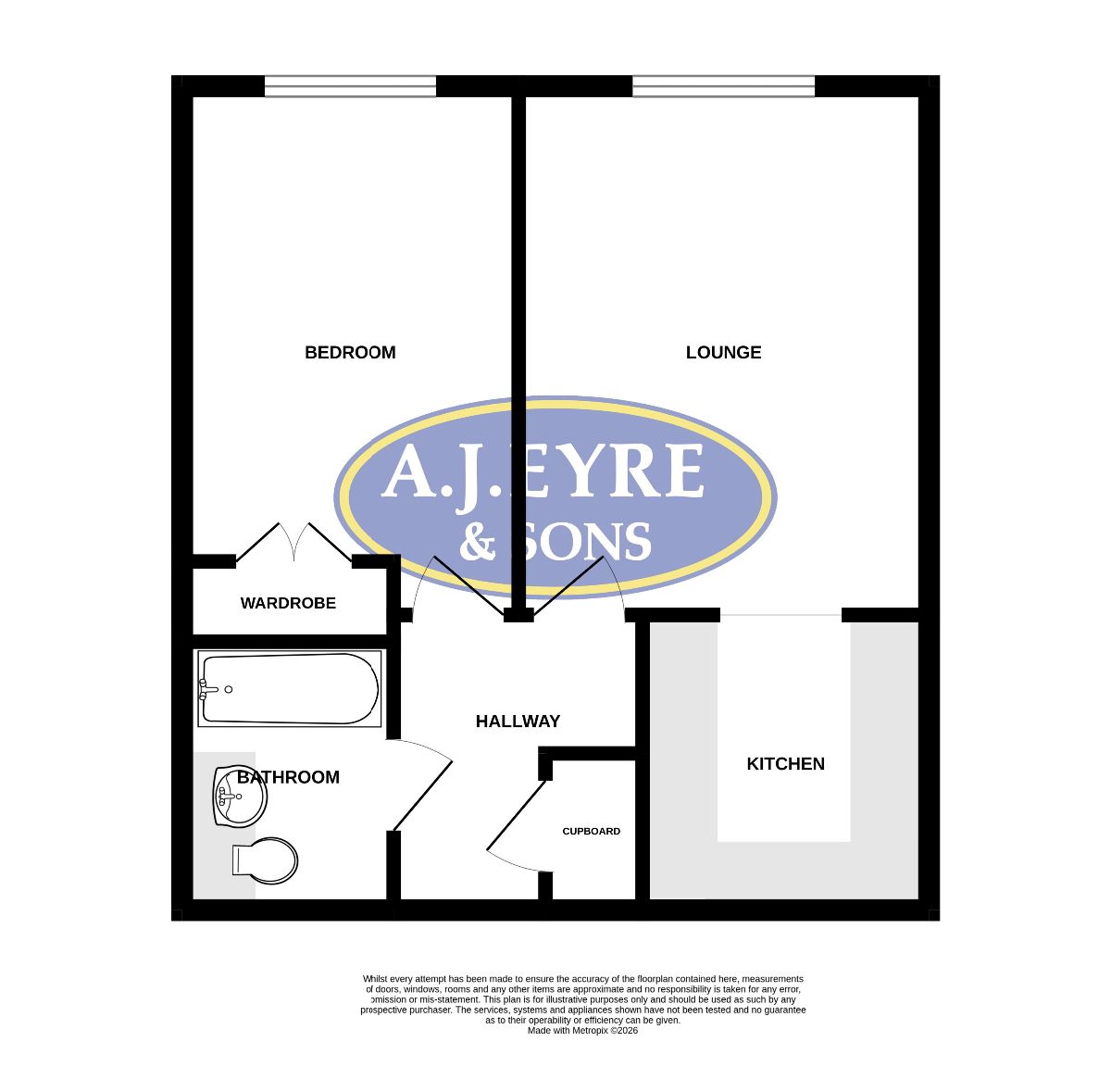 Flat 15, Rosecott, Horndean floorplan