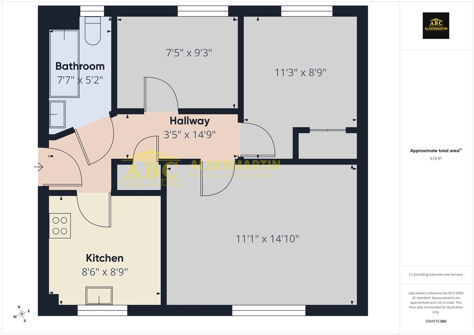 34 Birch Court, Sherman Gardens, Romford floorplan
