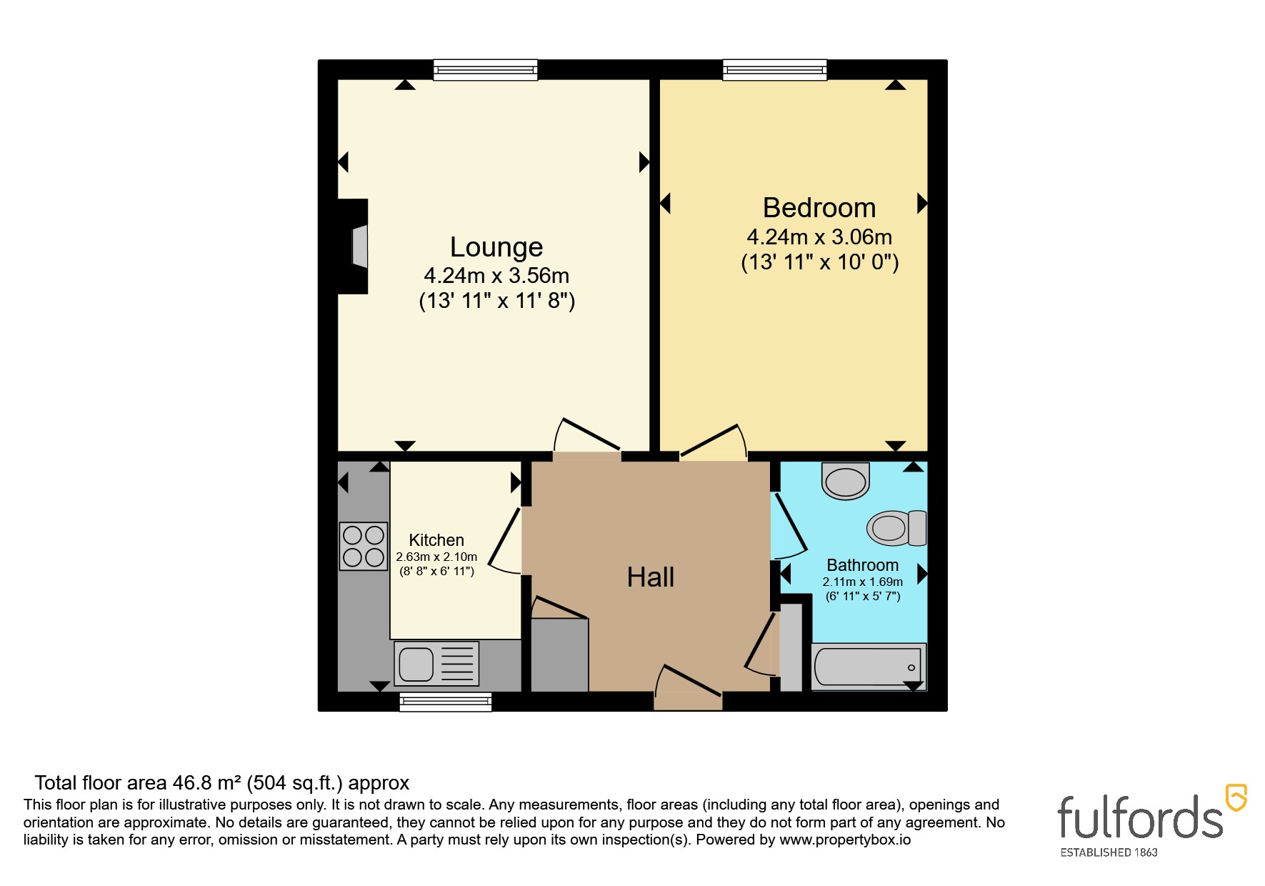 32, Addington Court, Exeter floorplan