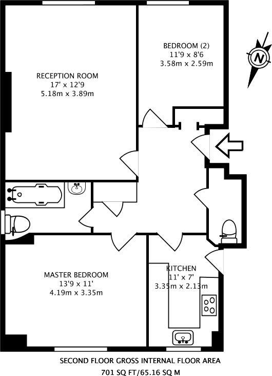 2 Bedrooms Flat to rent in Adelaide Road, Swiss Cottage, London NW3