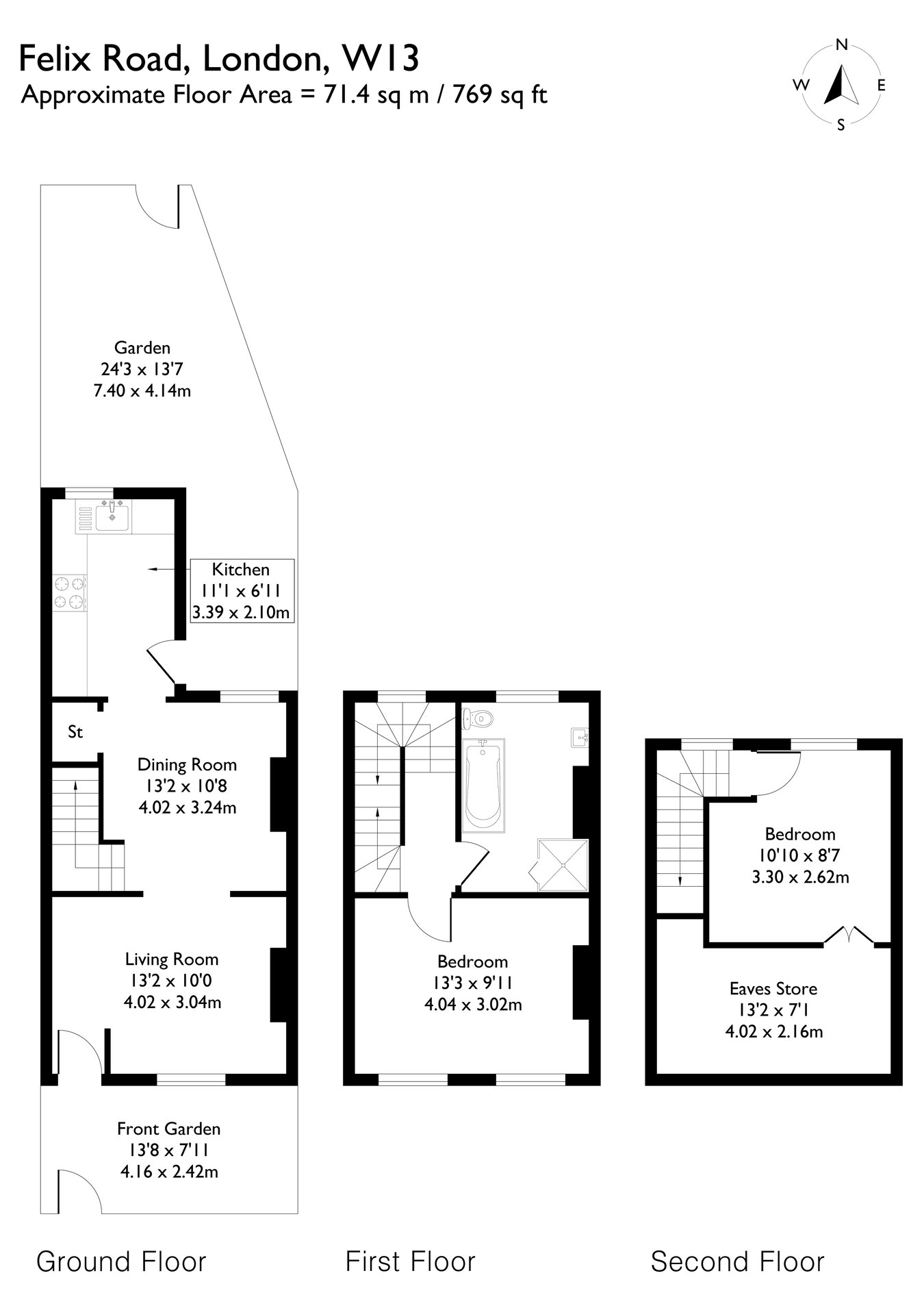 46, Felix Road, West Ealing floorplan