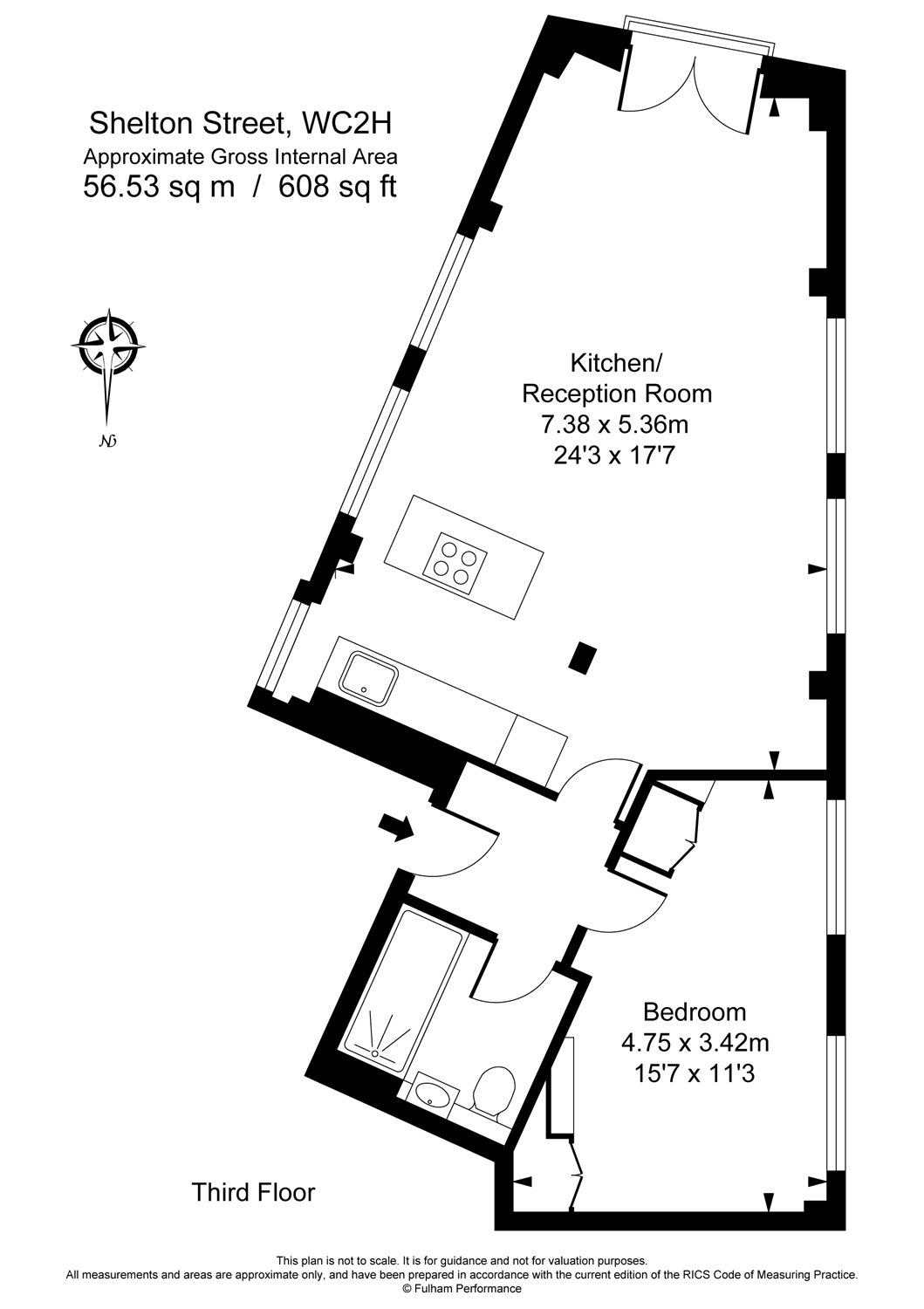 Shelton Street, London floorplan