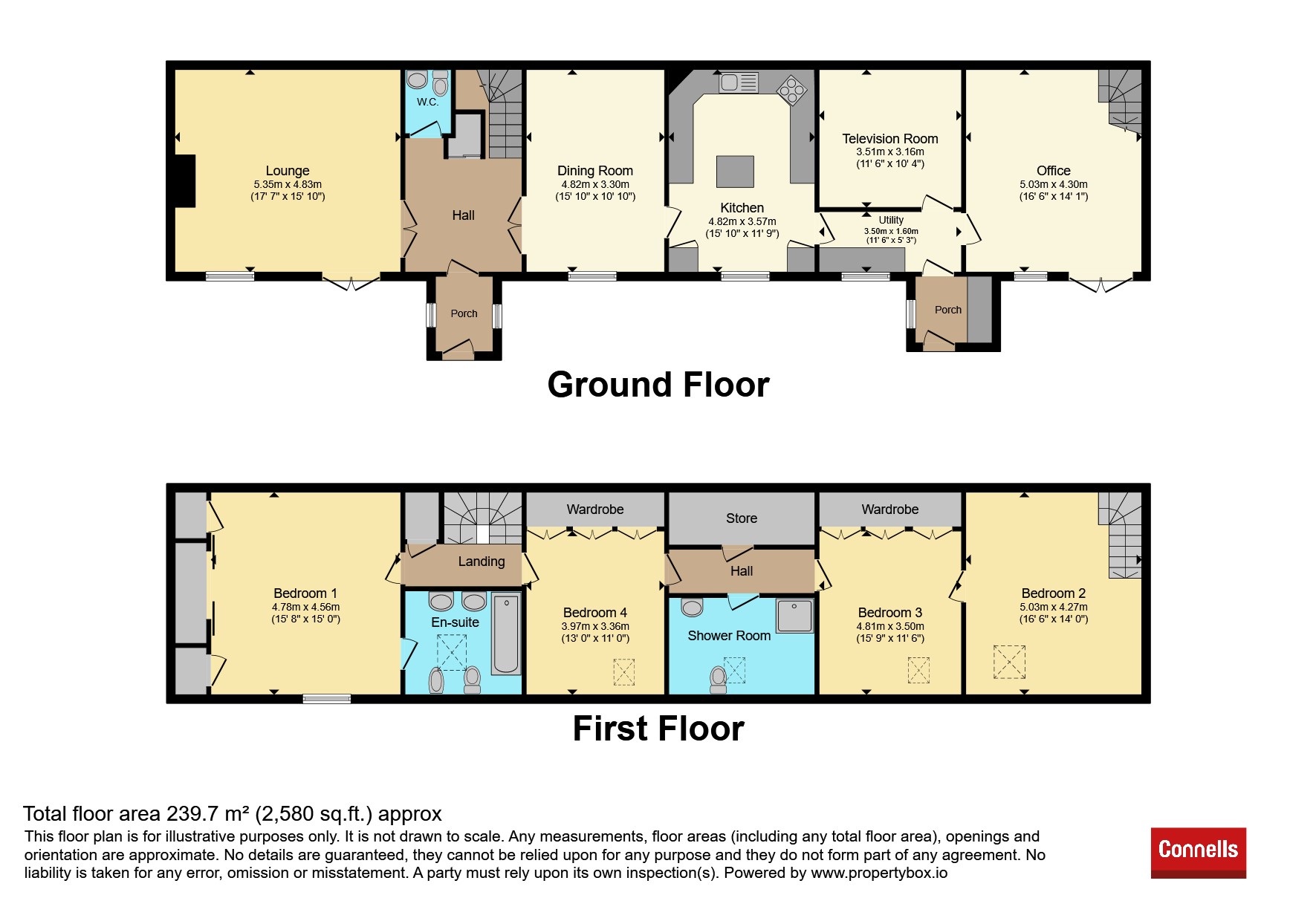 Green Close Barn, Hinton, YEOVIL floorplan
