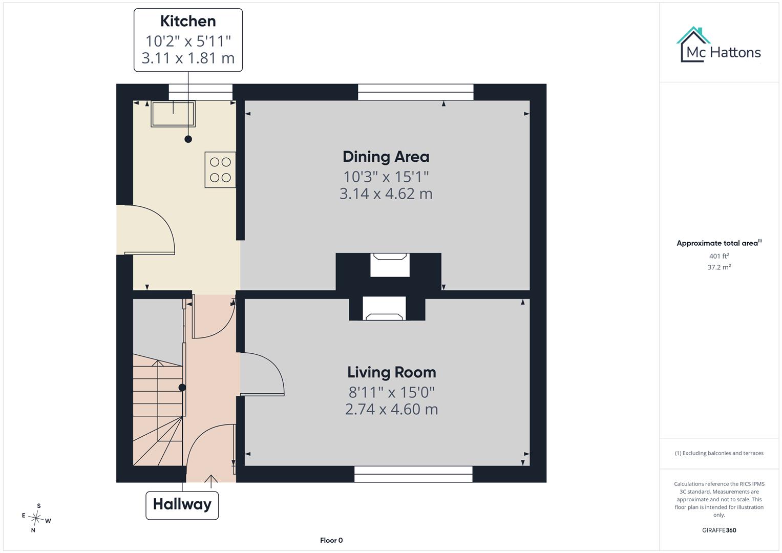 16, Heol-Y-Berllan, Pyle floorplan