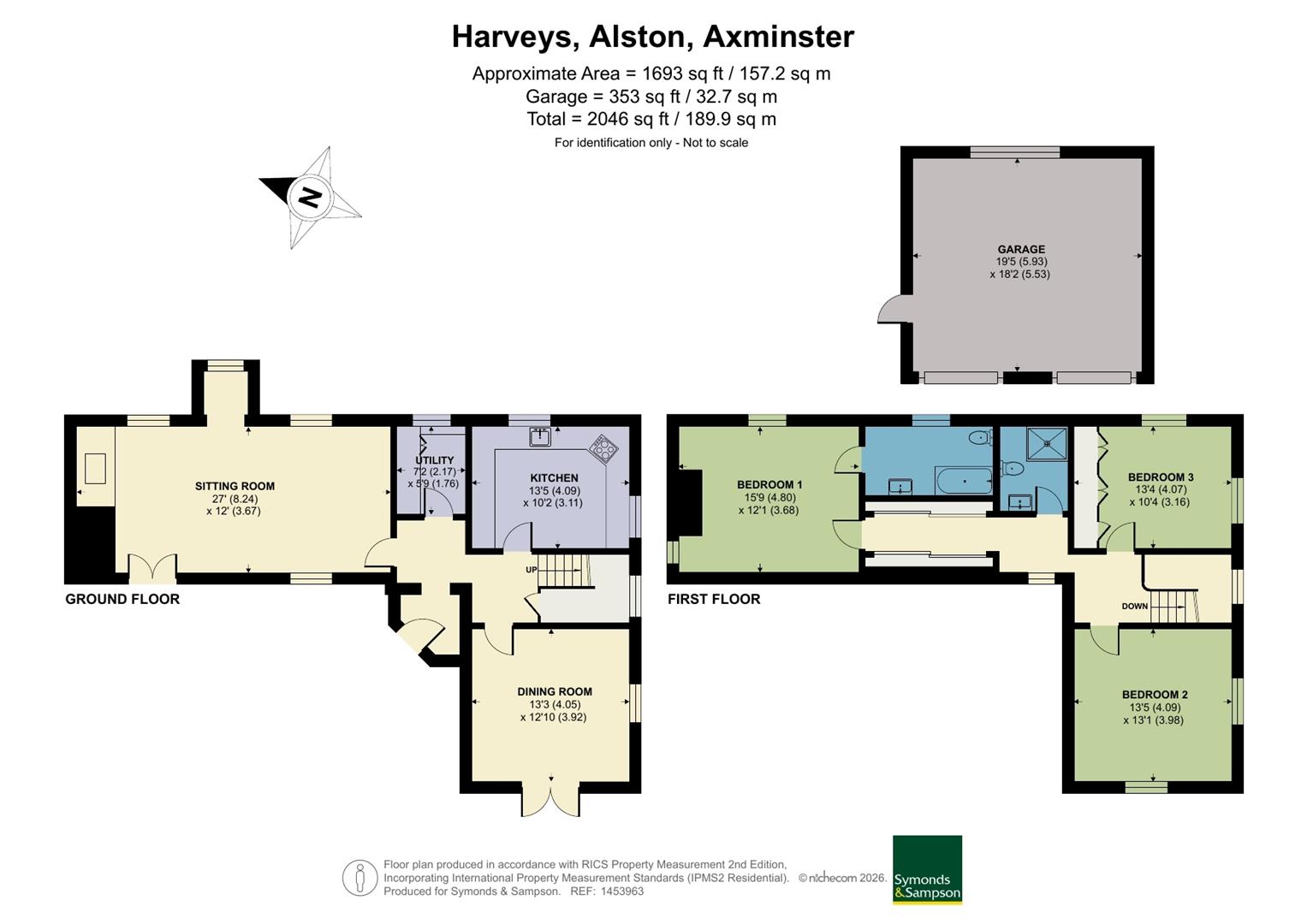 Harveys, Alston, Axminster floorplan