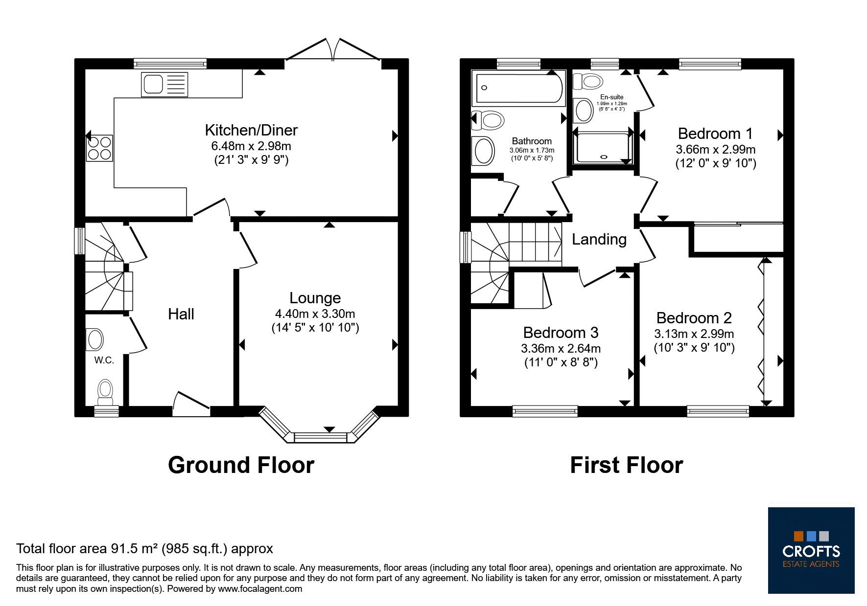 19, Acorn Avenue, Louth floorplan
