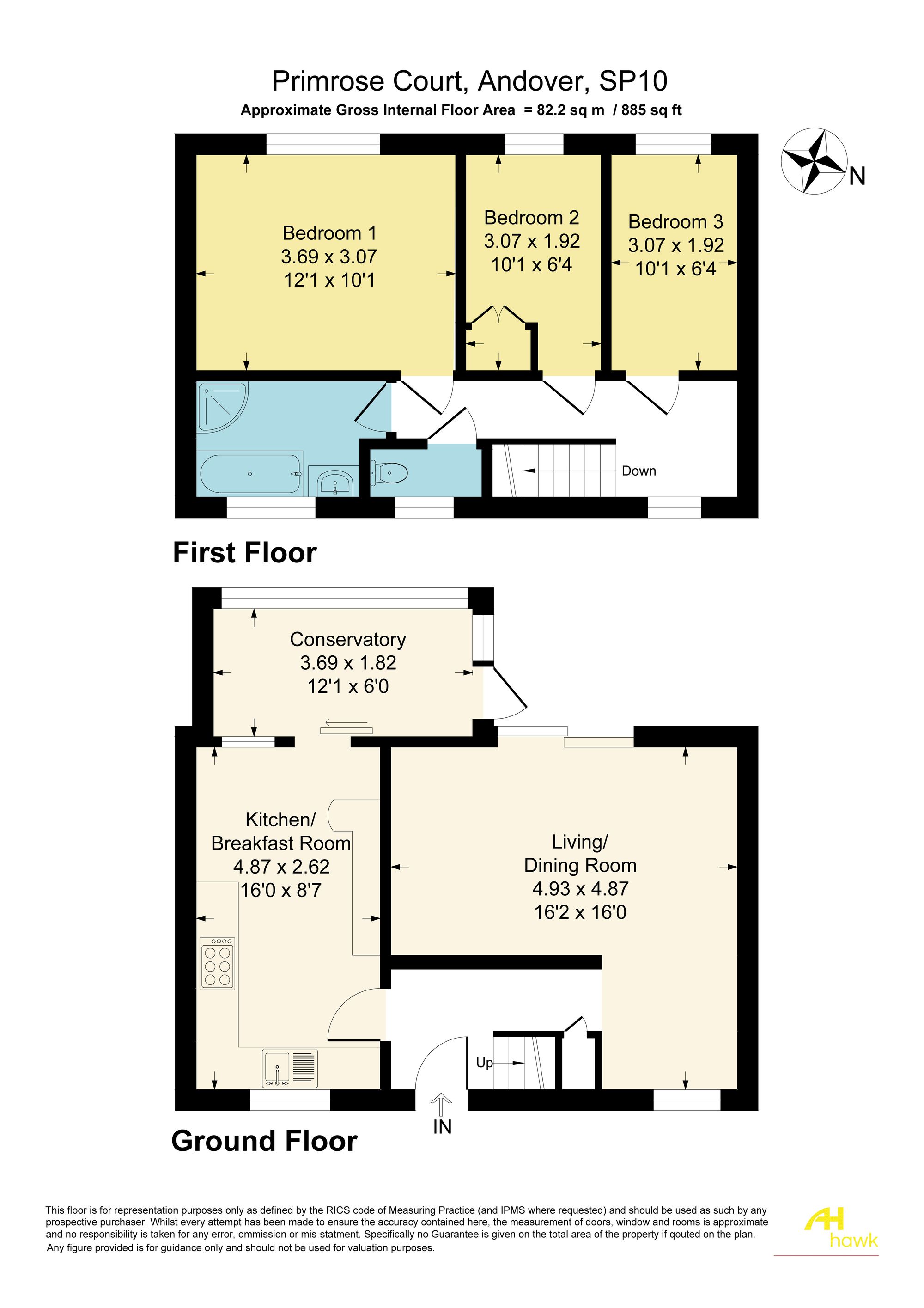 2 Primrose Court, Andover floorplan