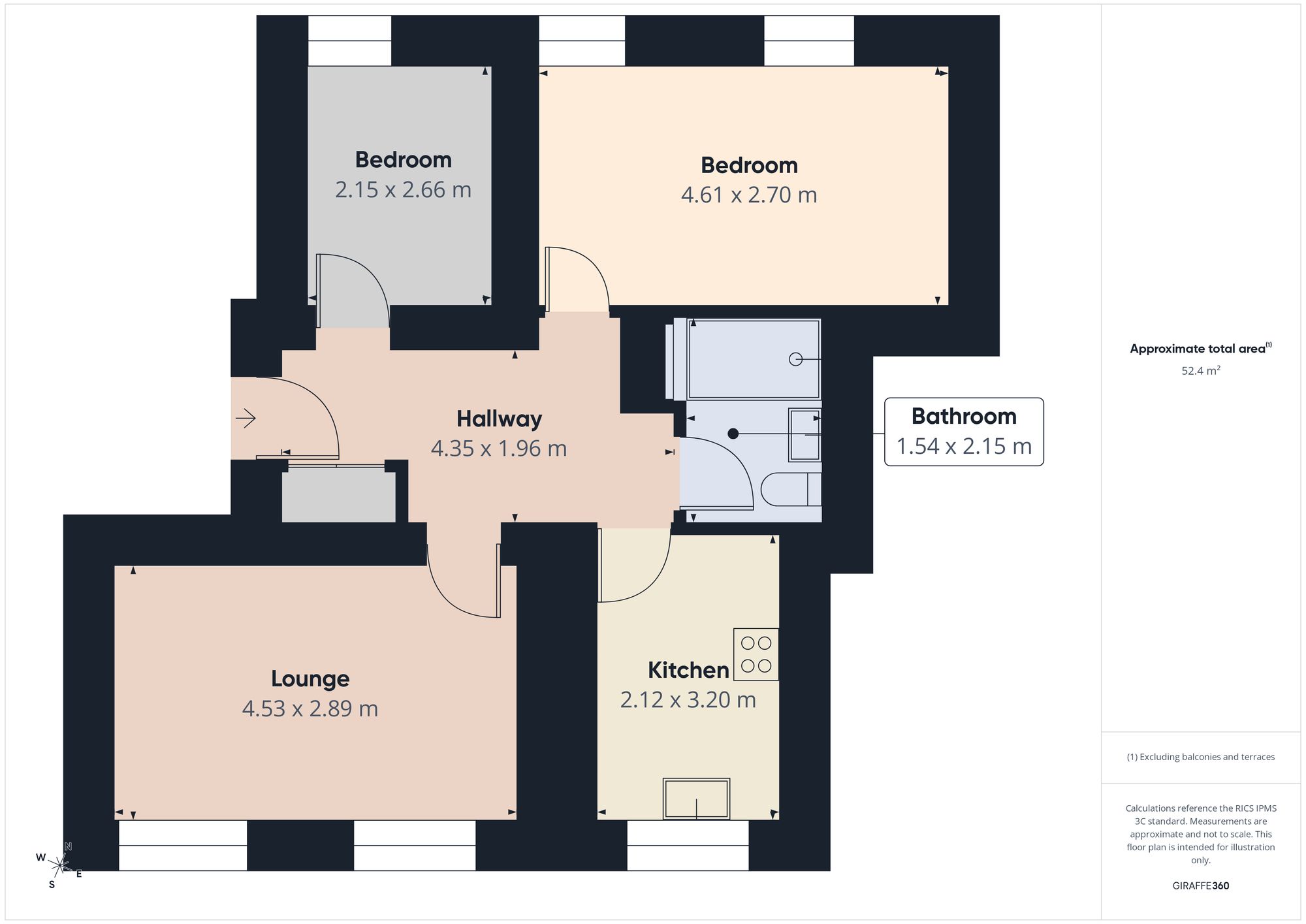 58 Lanesborough Court, Newcastle Upon Tyne floorplan