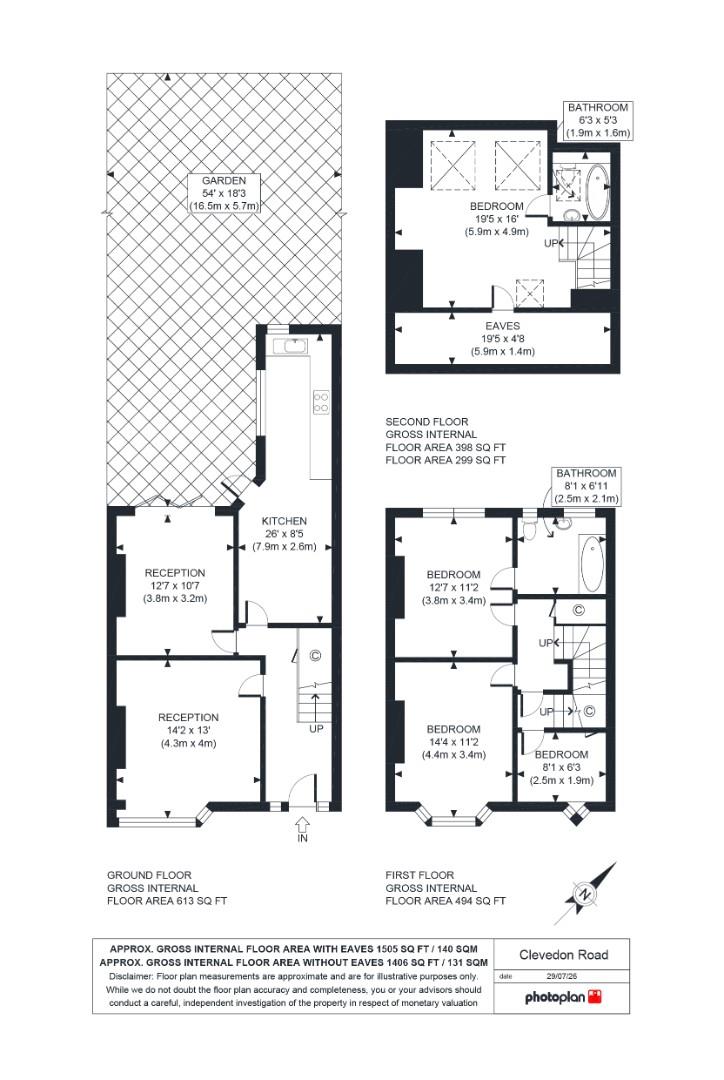 34, Clevedon Road, London floorplan