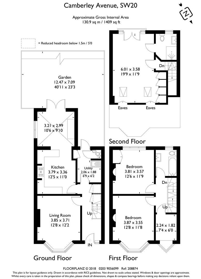Free property report 64 Camberley Avenue, Raynes Park, SW20 0BQ Chimnie