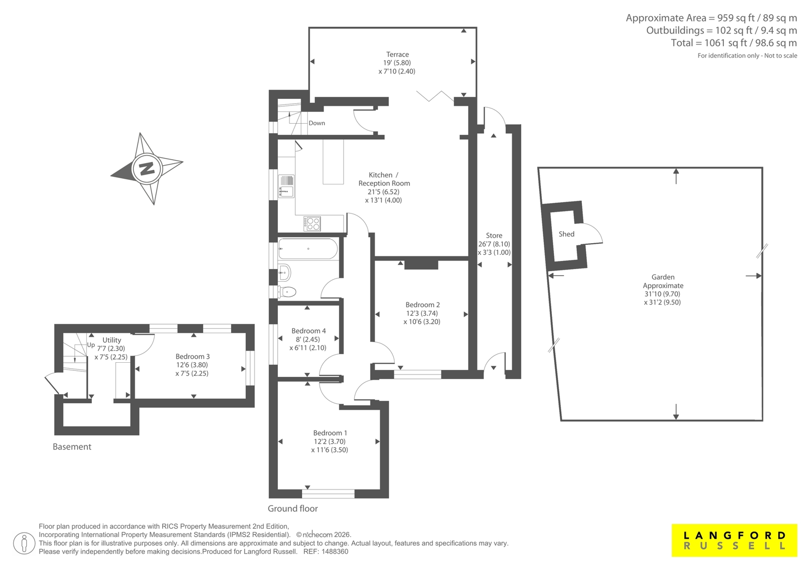 47, Plantation Road, Swanley floorplan