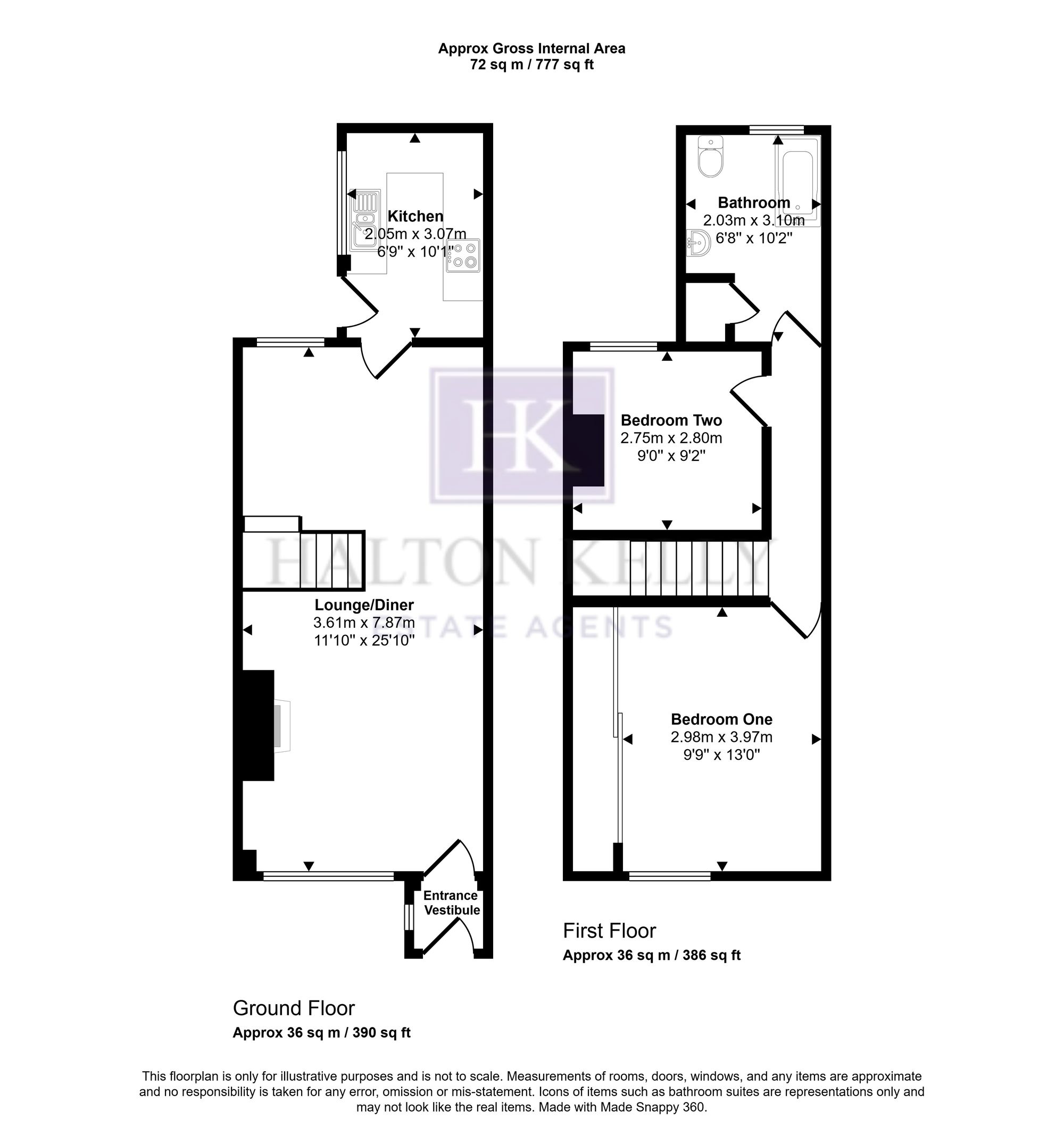 22 Jackson Street, Warrington floorplan