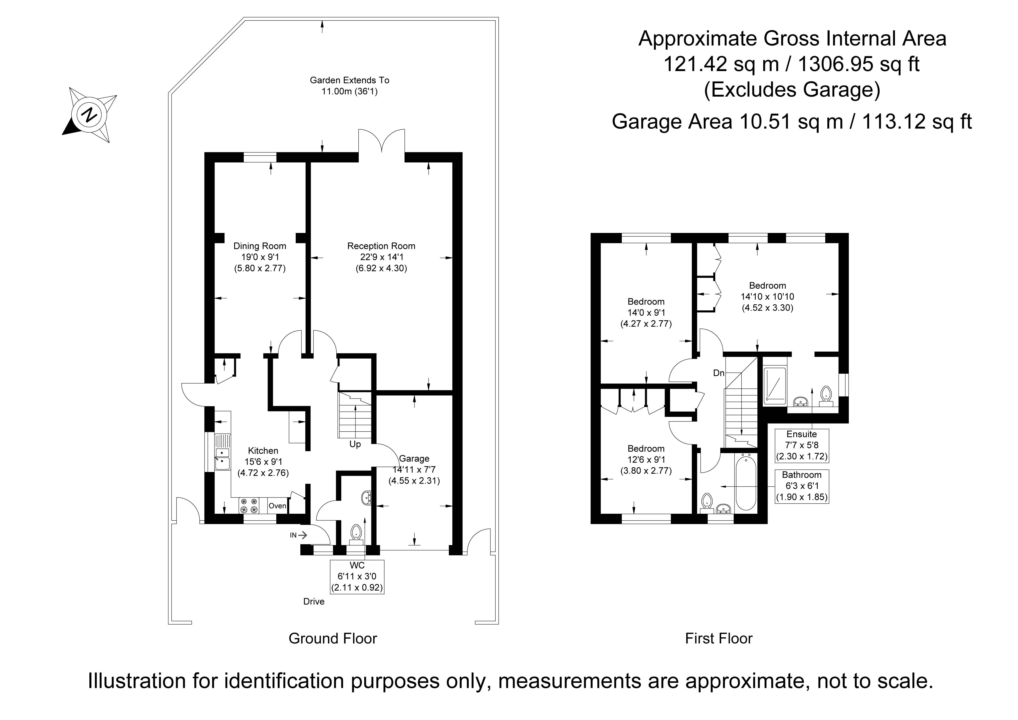 62, Gun Lane, Hertfordshire floorplan