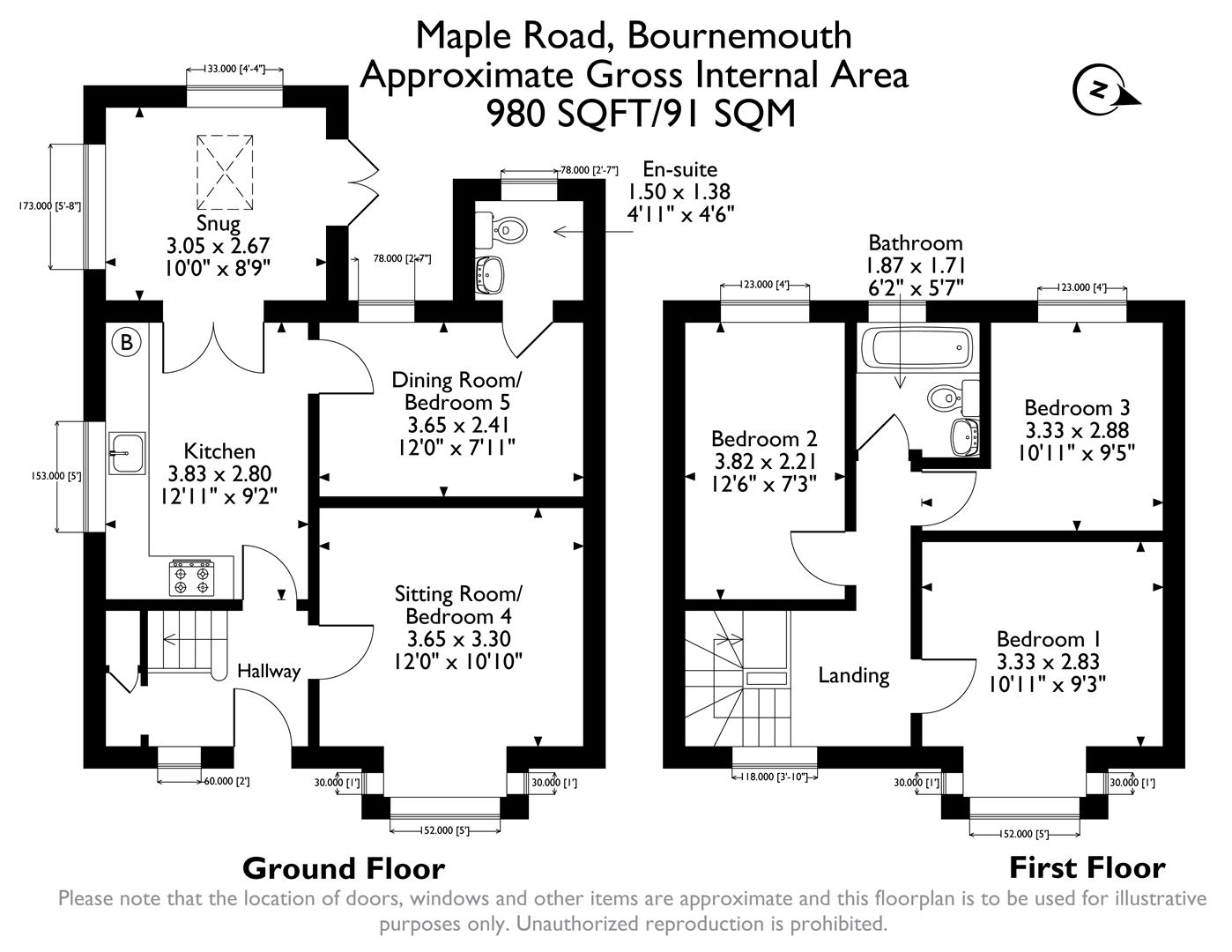 2A, Maple Road, Bournemouth floorplan