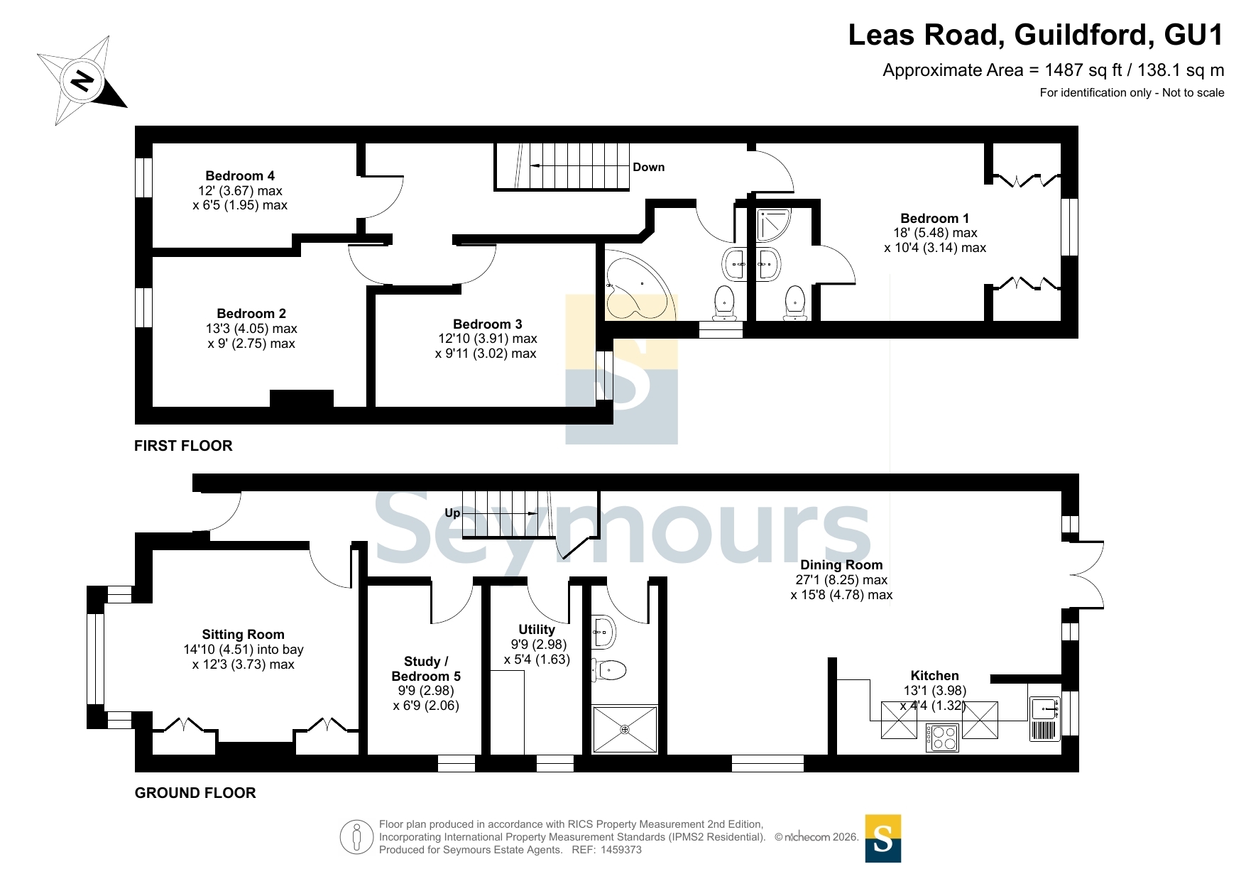 14, Leas Road, Surrey floorplan