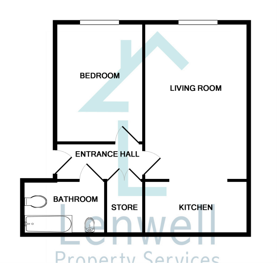 24 Highview Court, Dudley Street, Bedfordshire floorplan