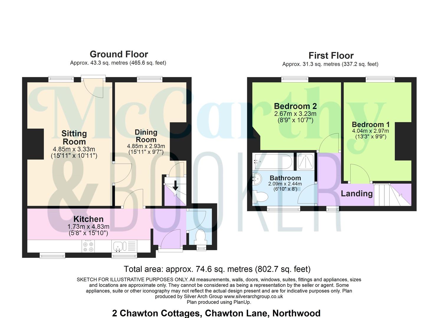2, Chawton Lane, Cowes floorplan
