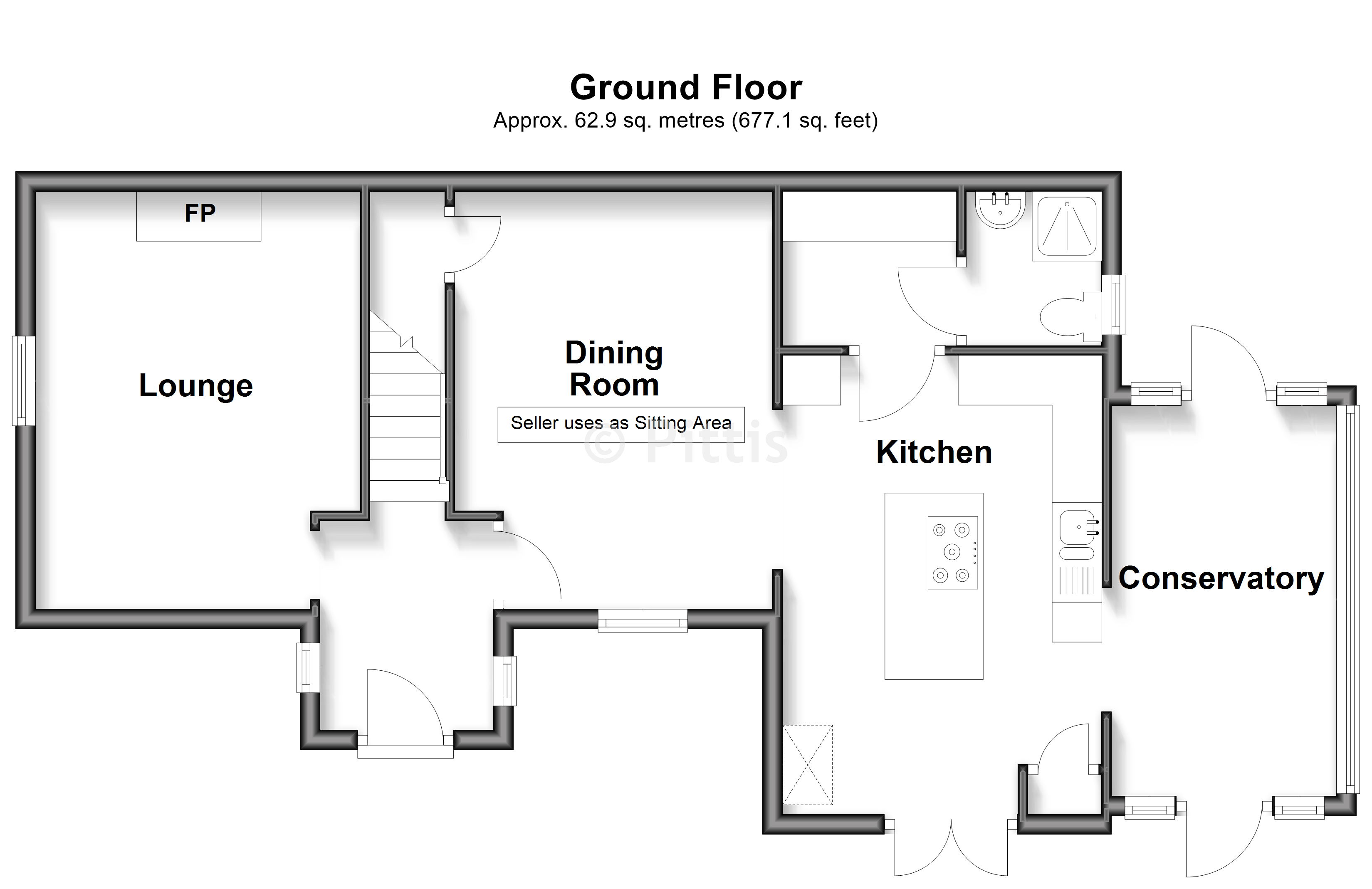 1, Whitepit Lane, Newport floorplan