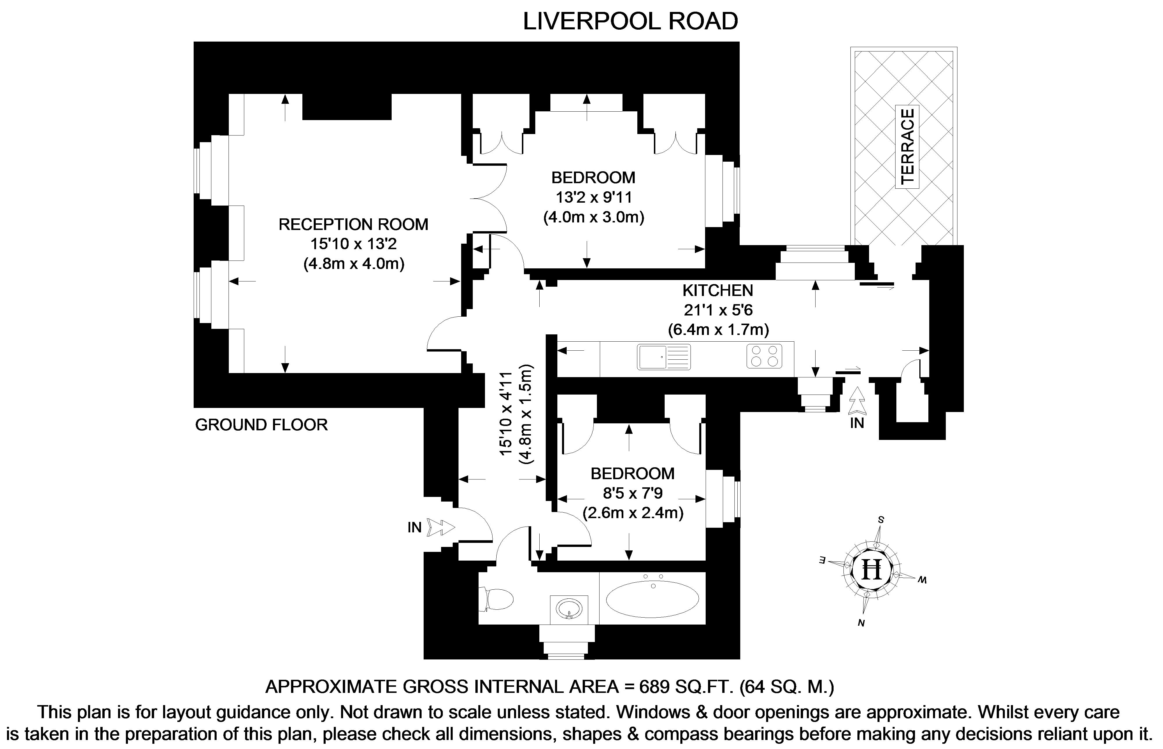2 Bedrooms Flat to rent in Liverpool Road, London N1