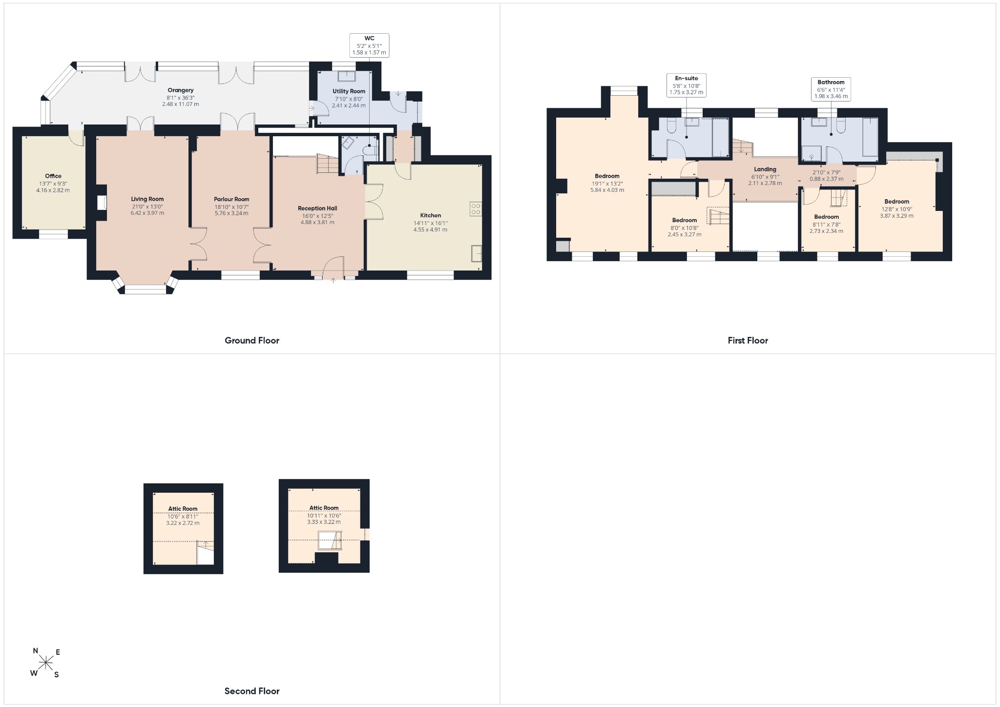 The Old School, School Green, Beverley floorplan