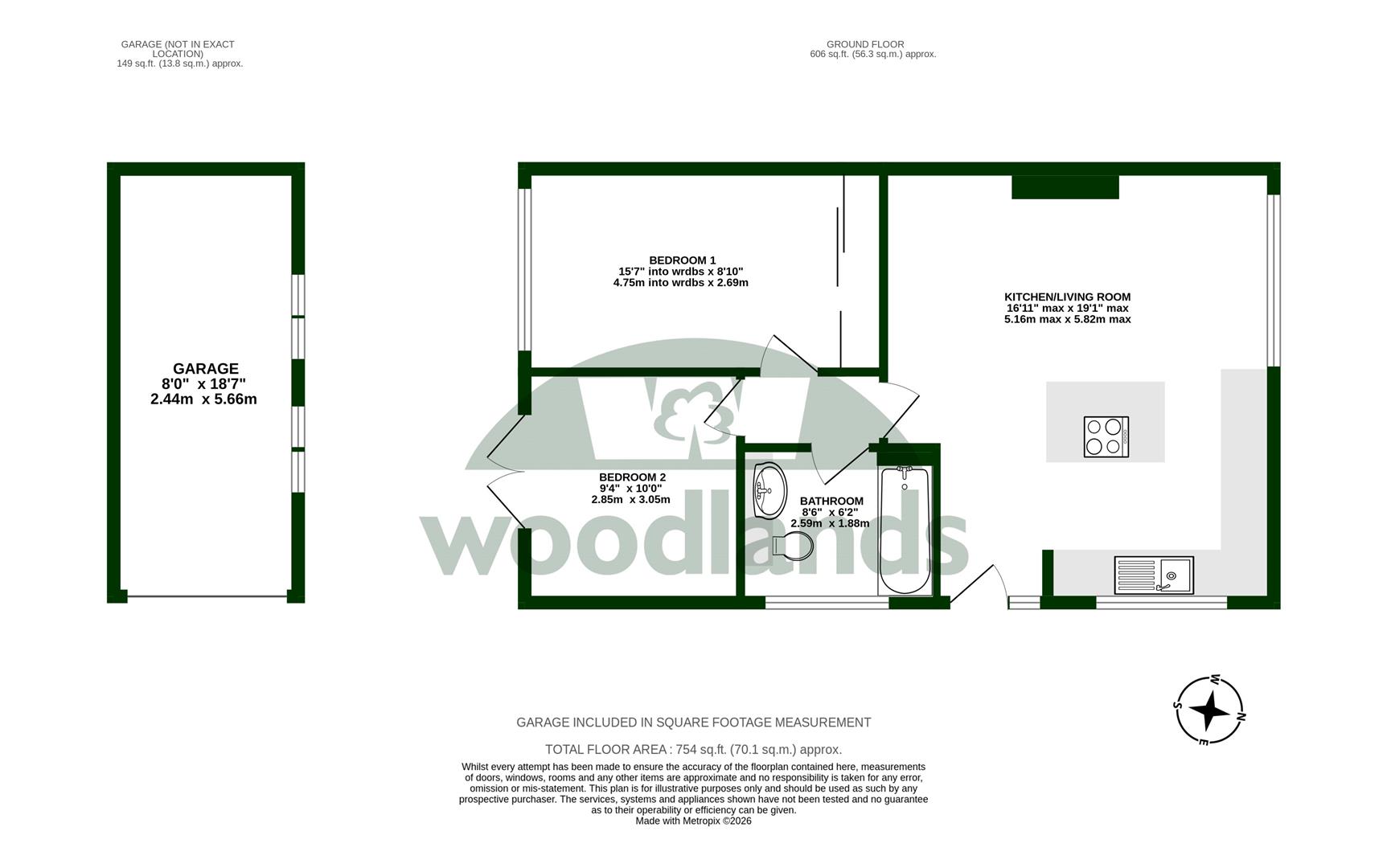 12, Shepherds Way, Horsham floorplan