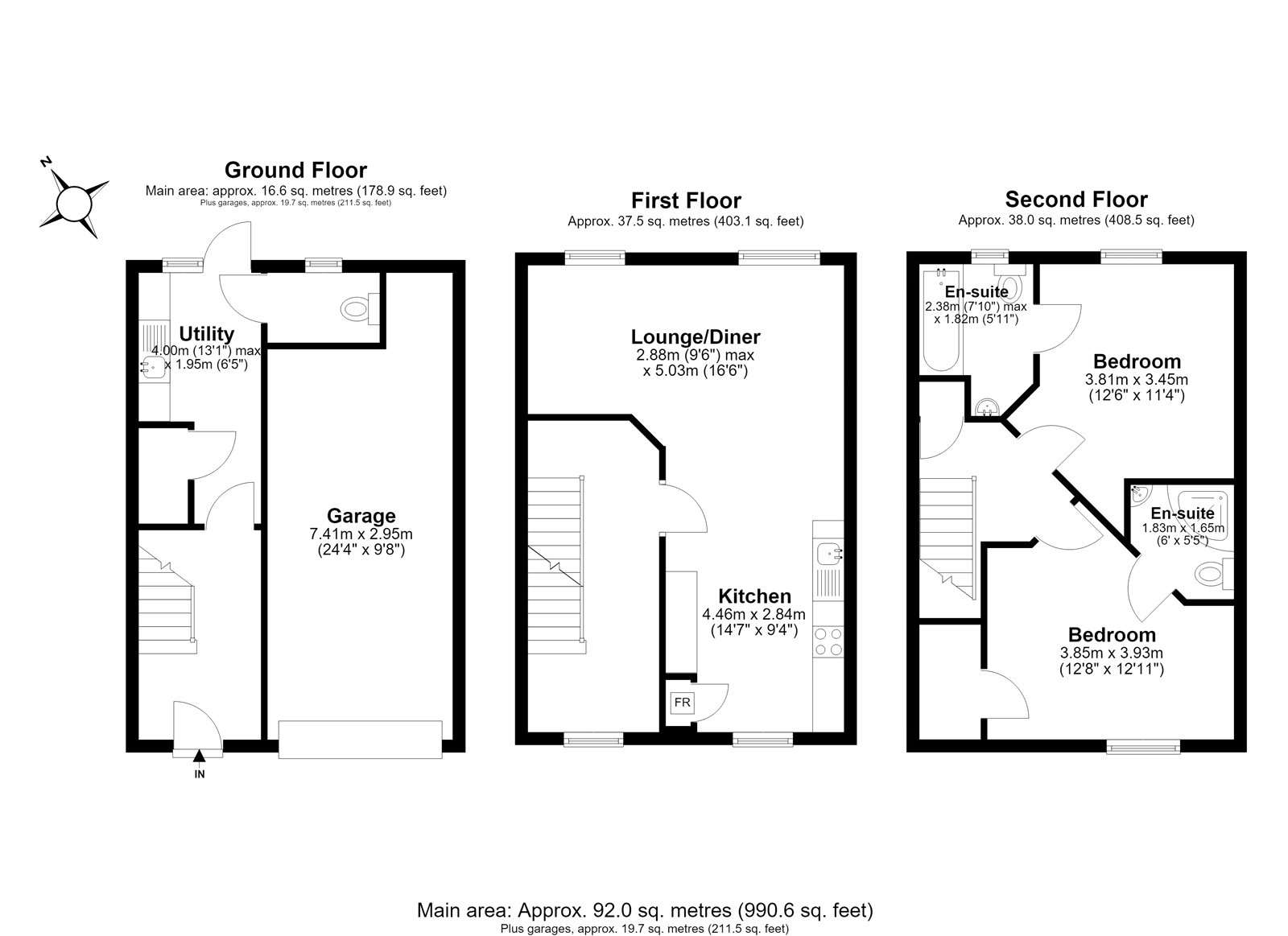 10, Branfill Road, Upminster floorplan