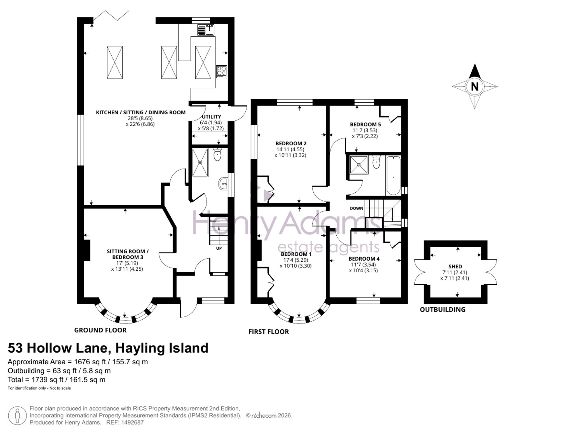 53 Hollow Lane, Hayling Island floorplan
