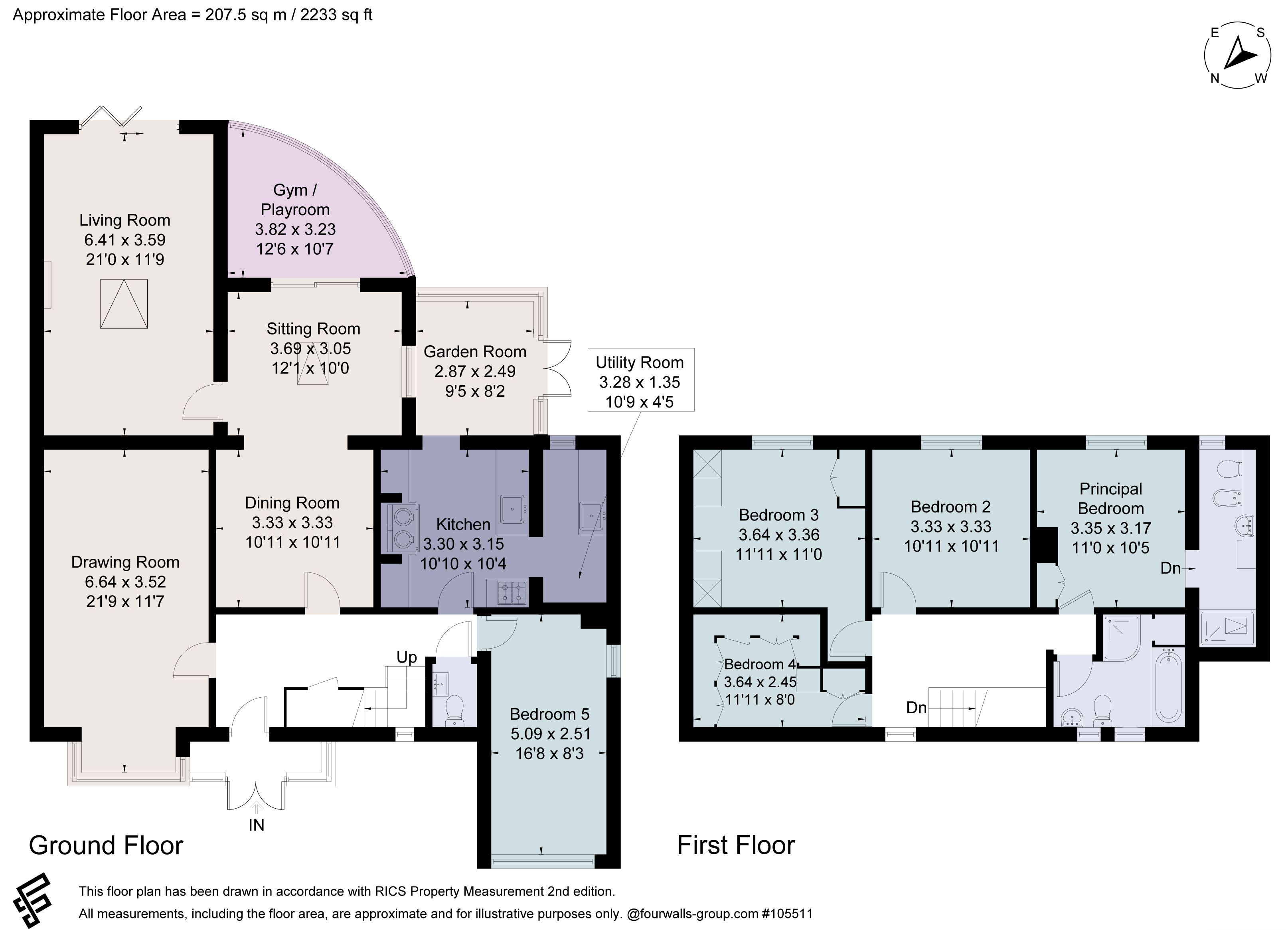 12, Kinnaird Way, Cambridge floorplan