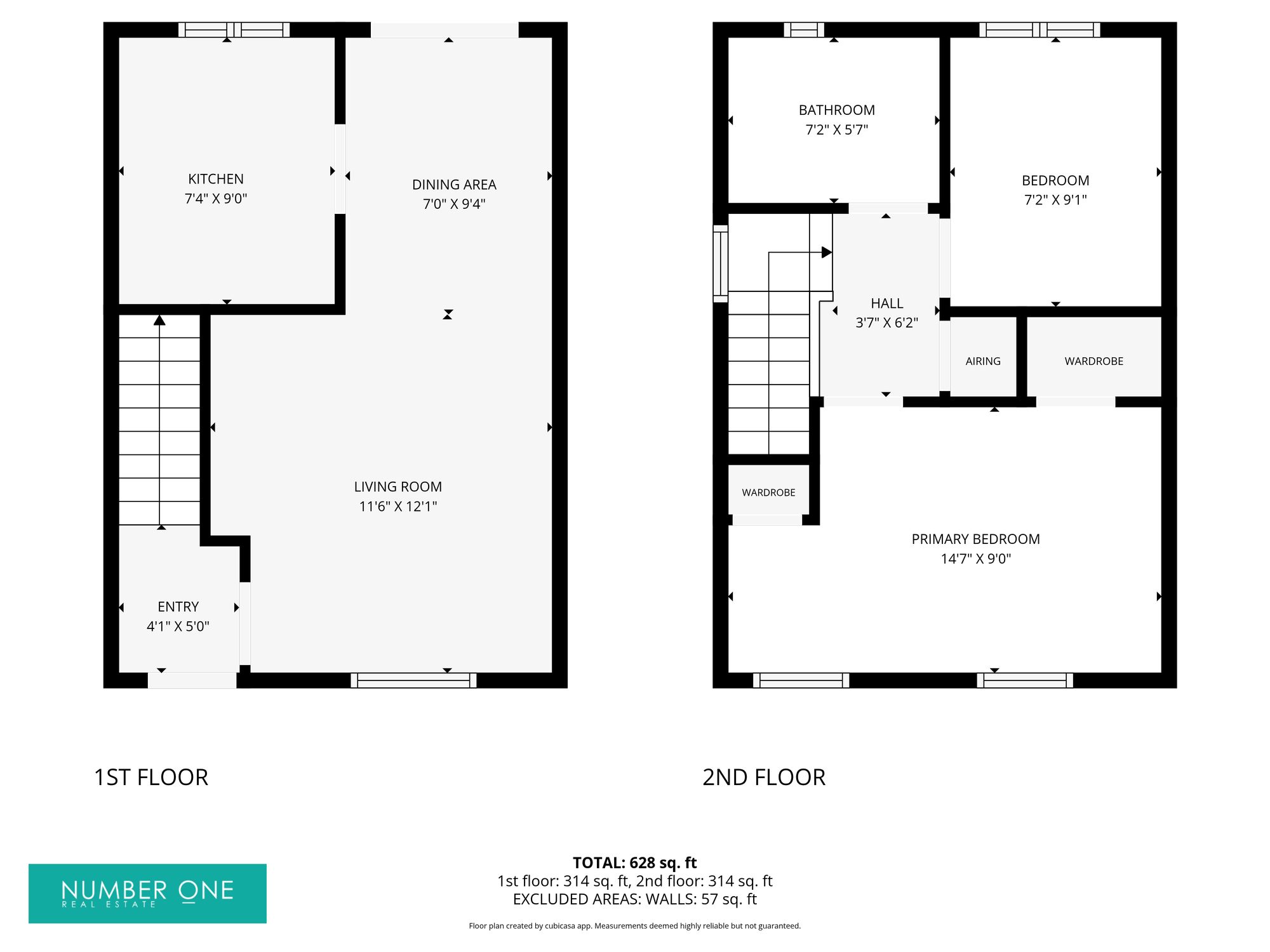 34 Primrose Court, Cwmbran floorplan