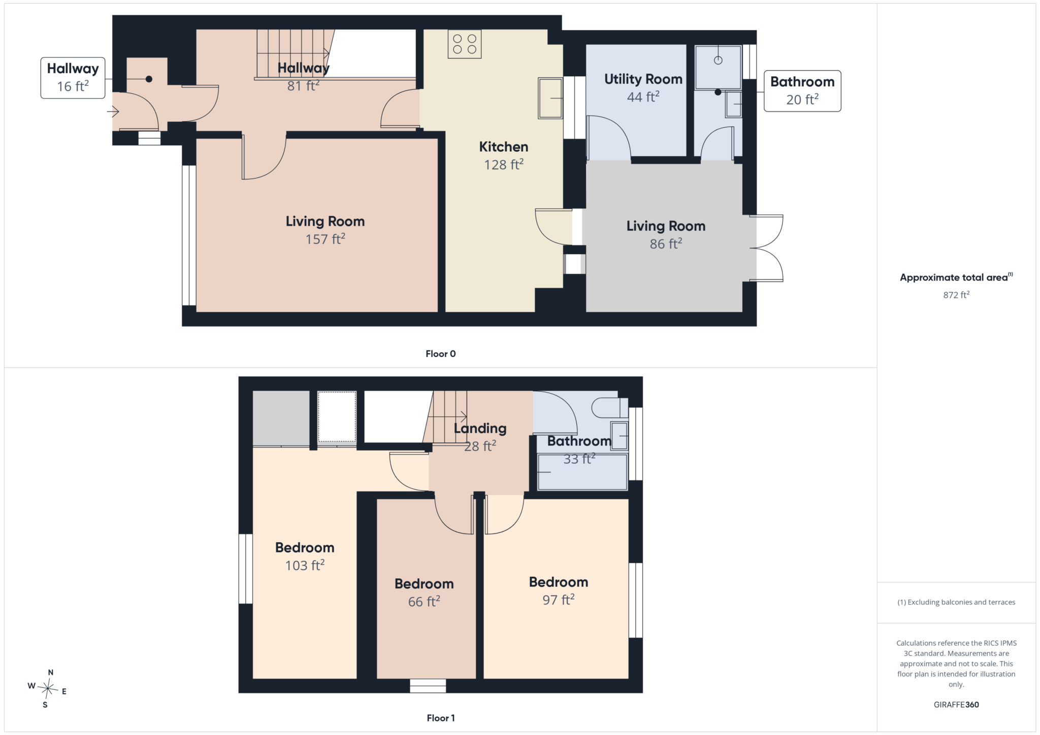 15, Beech Terrace, Larkhall floorplan