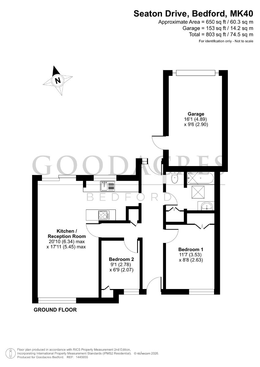 19 Seaton Drive, Bedford floorplan