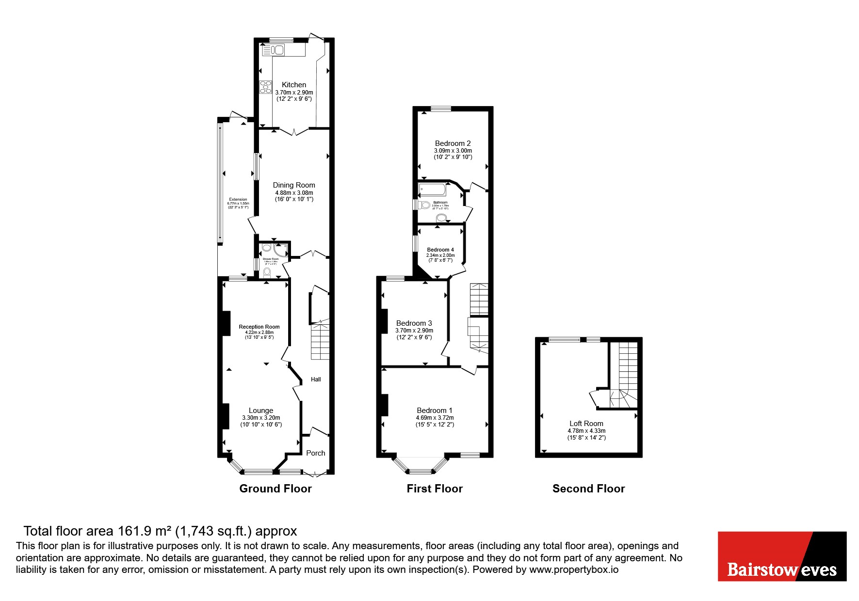 8, Studley Road, London floorplan