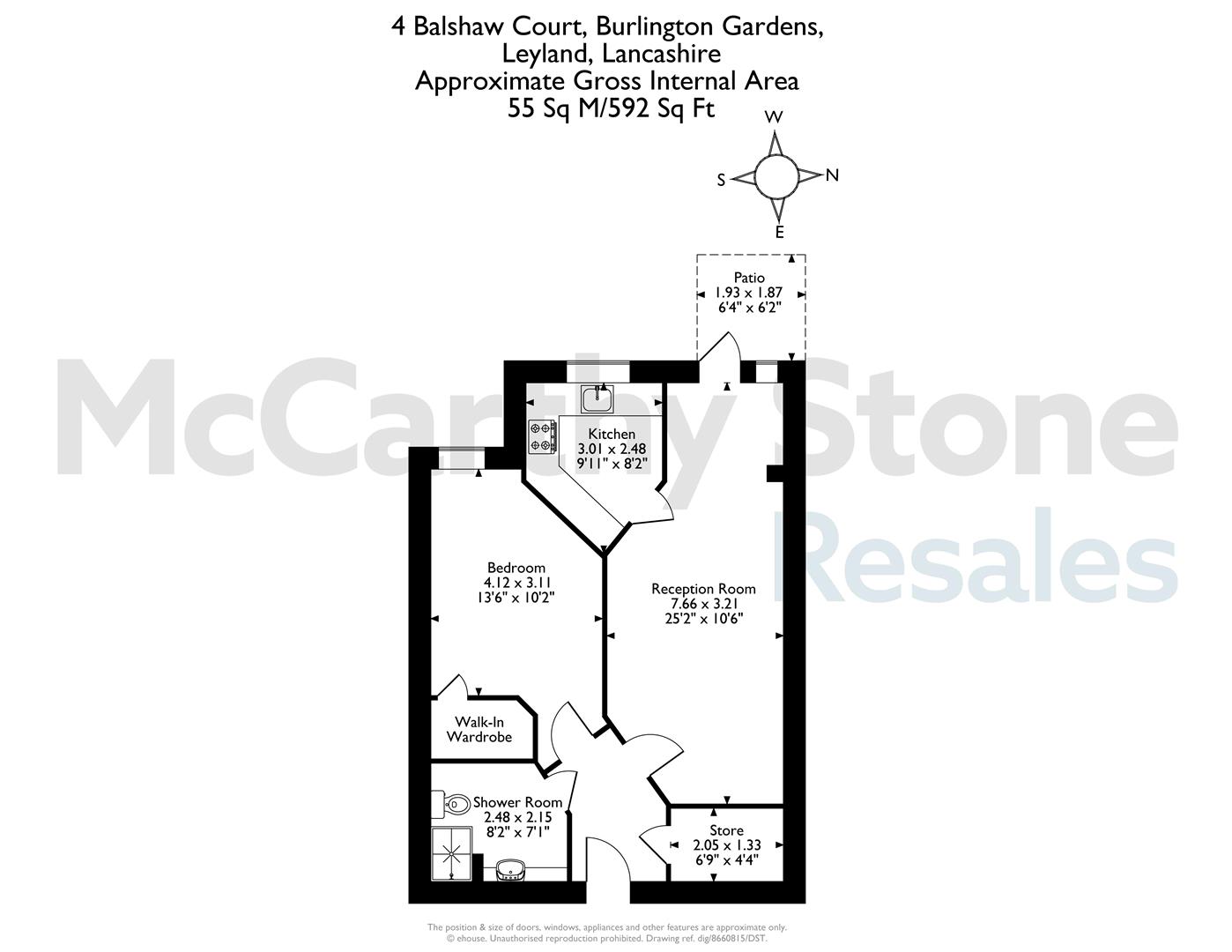 4 Balshaw Court, Burlington Gardens, Leyland floorplan