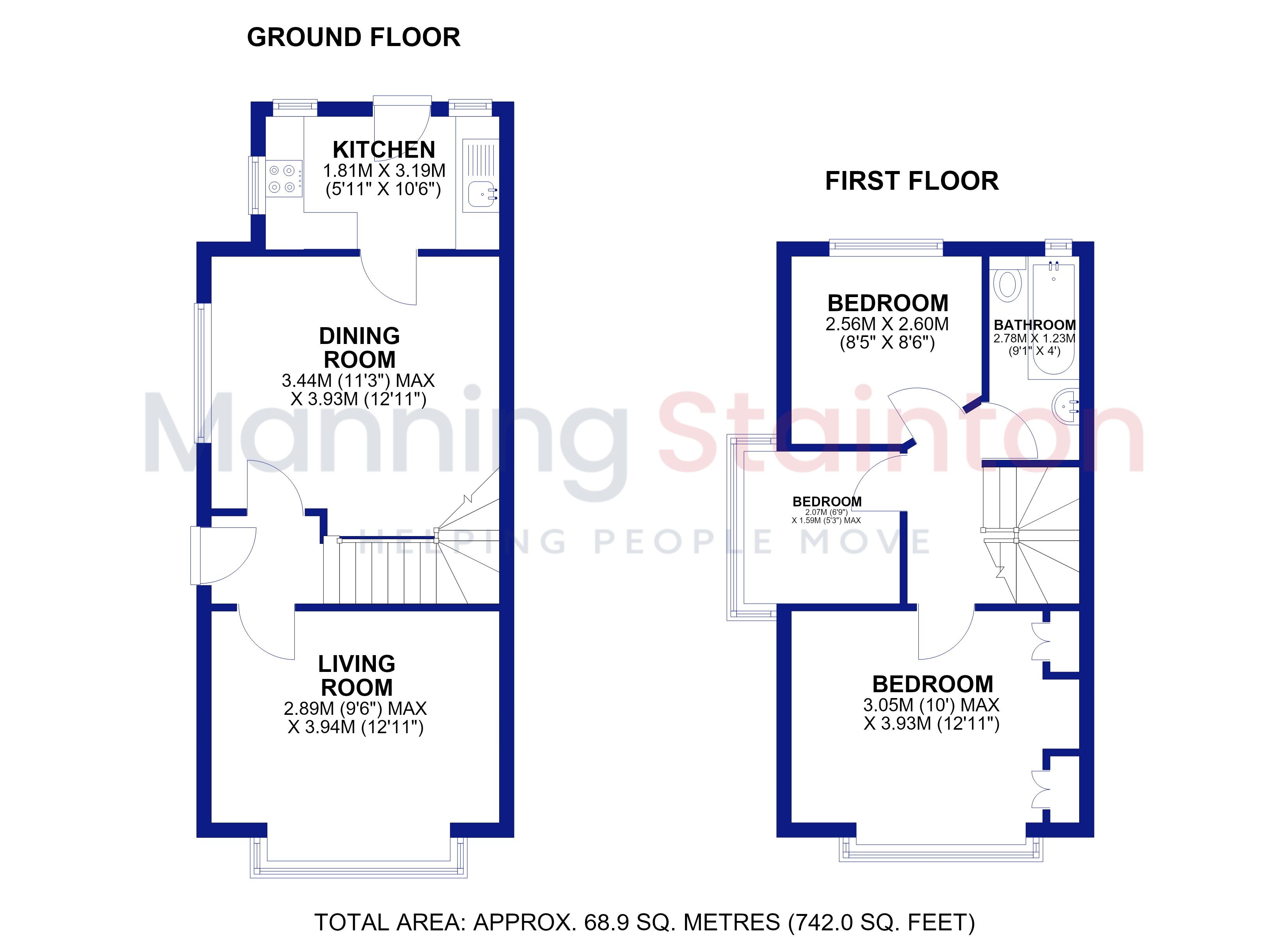 19, Coniston Avenue, Leeds floorplan