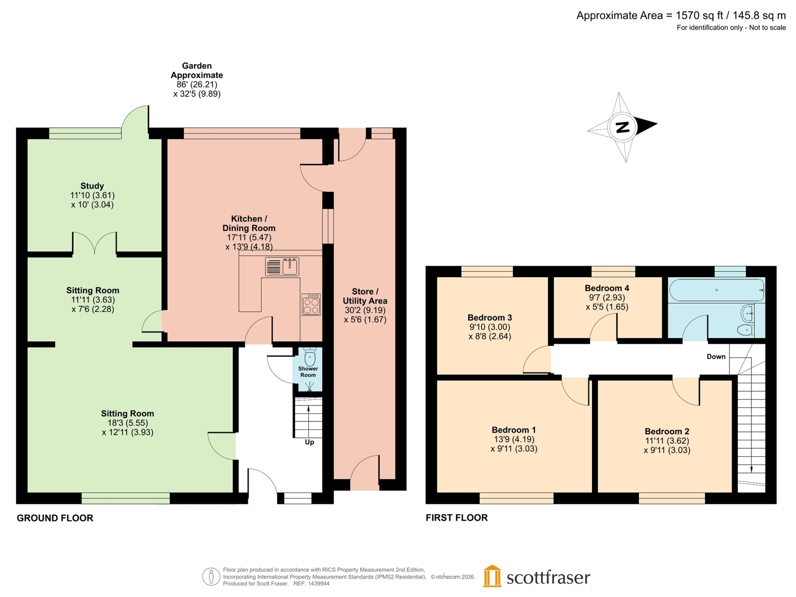 8, Forge Close, Oxfordshire floorplan