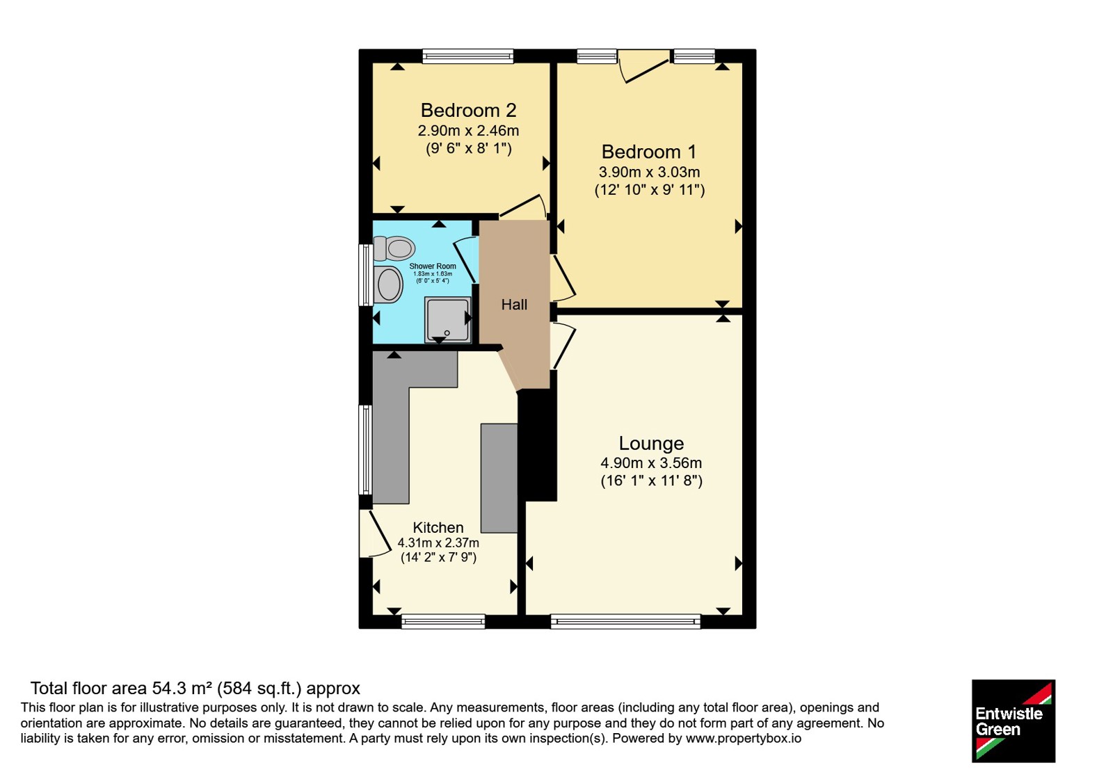 9, Louise Gardens, Bolton floorplan