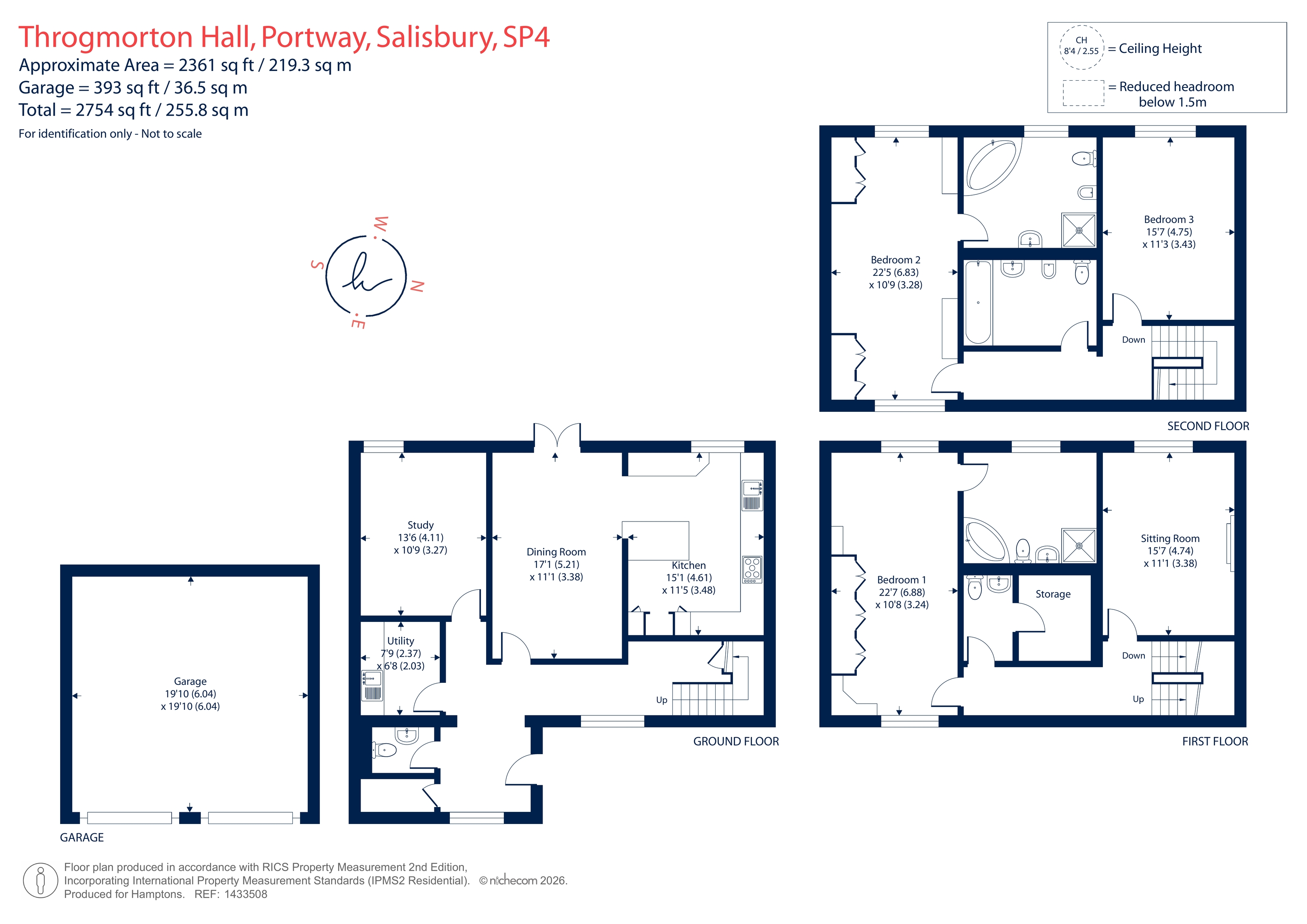 Throgmorton Hall, 15, Portway, Salisbury floorplan