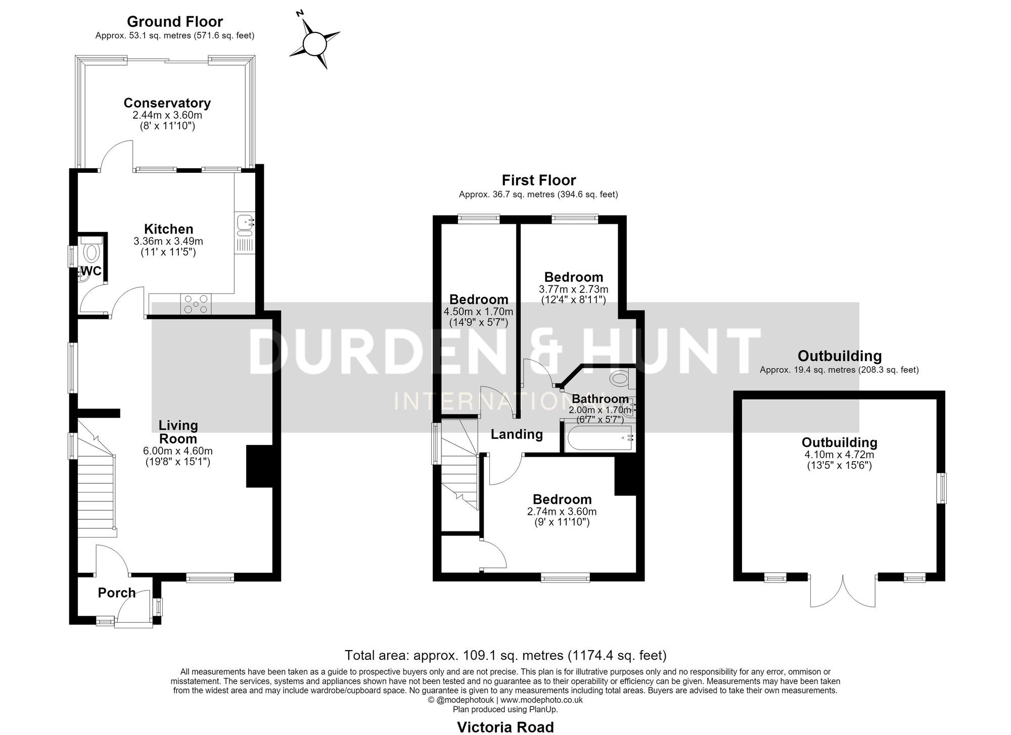 53 Victoria Road, Rayleigh floorplan