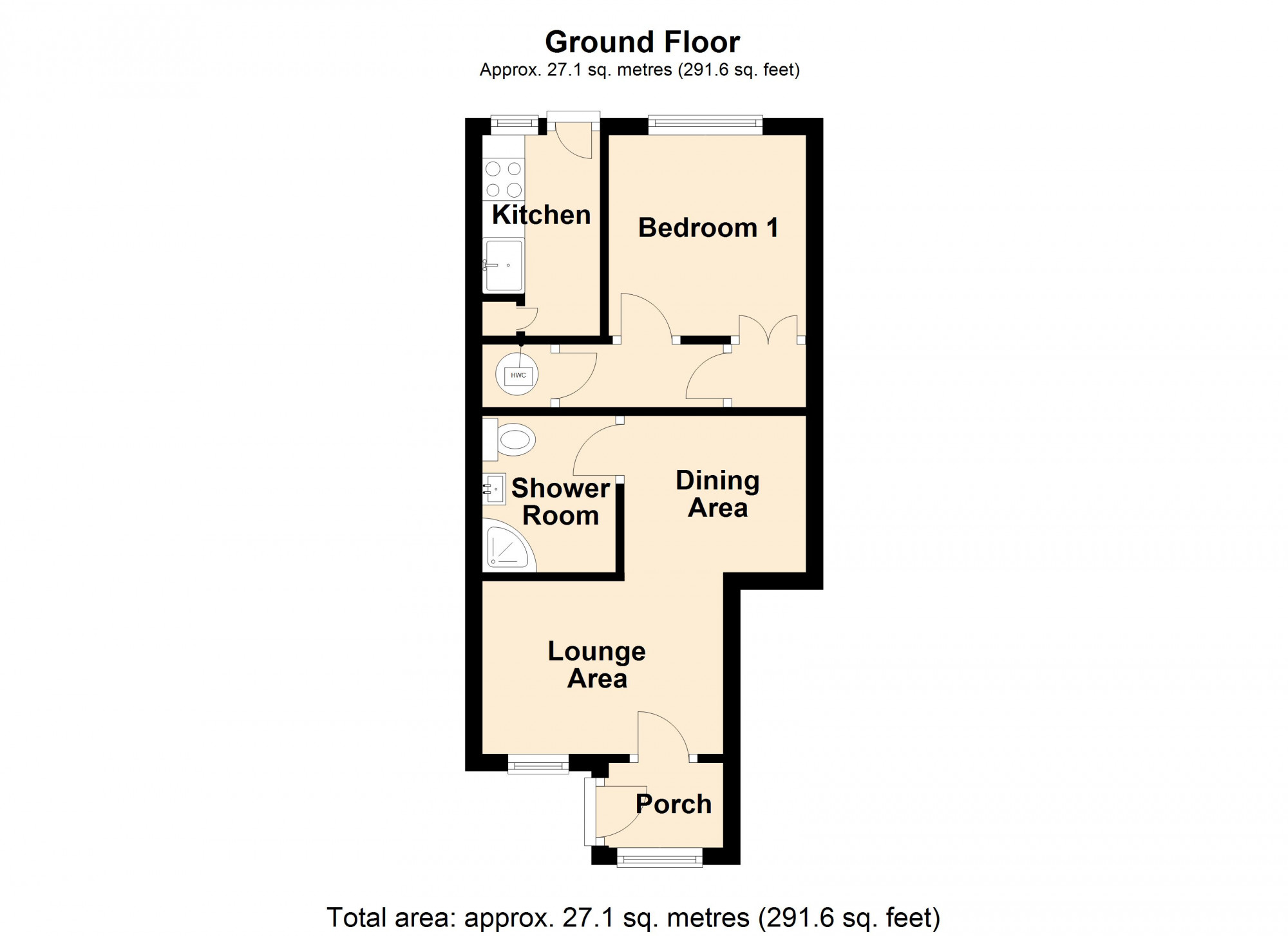 Hamelin Road, Gillingham, Kent ME7, 1 bedroom for sale