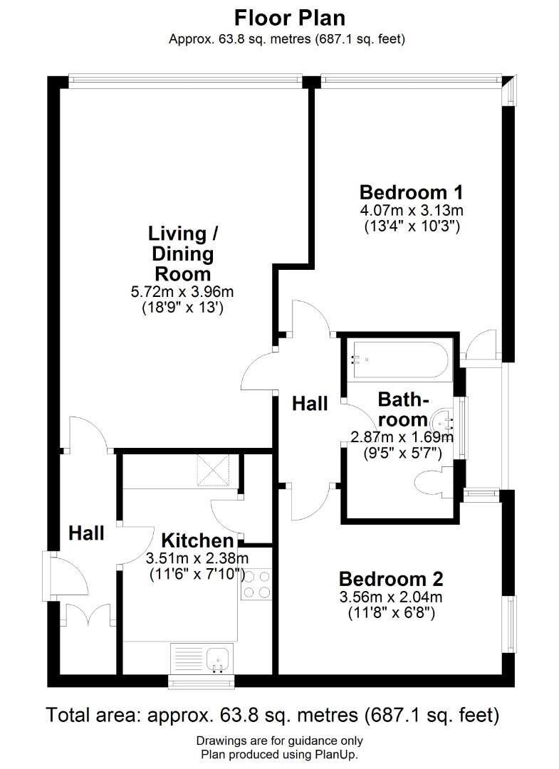 12, Pentlands Court, Cambridge floorplan