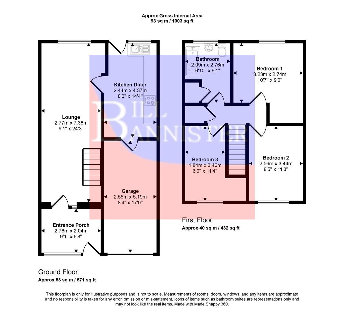 39, Park Stenak, Redruth floorplan