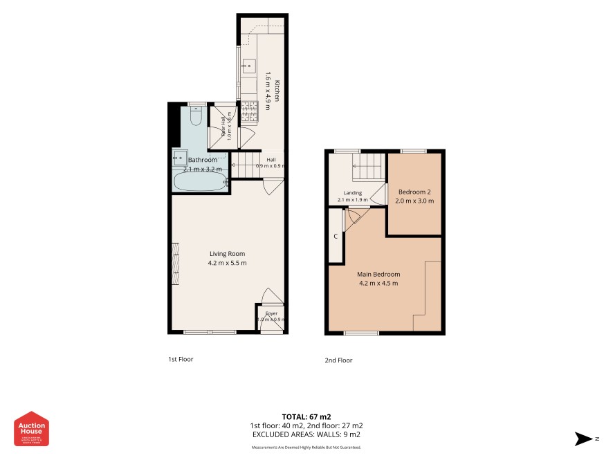 21 Straker Street, Hartlepool TS26 8BP floorplan