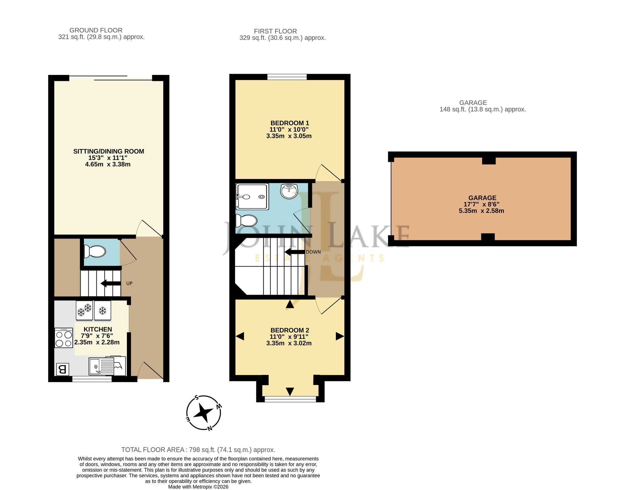 2 The Laurels, Torquay floorplan