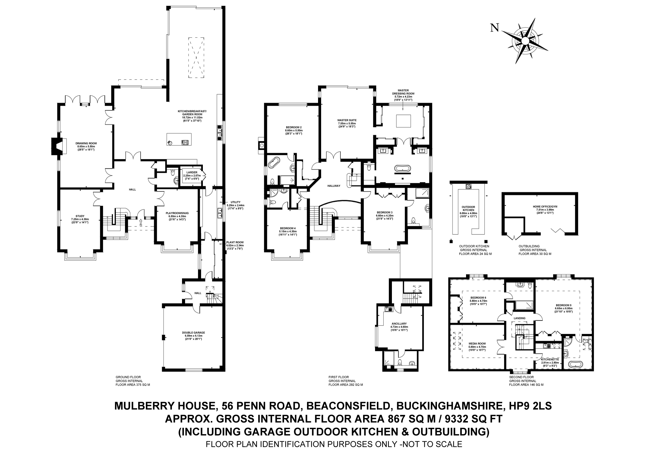 Mulberry House, 56, Penn Road, Buckinghamshire floorplan